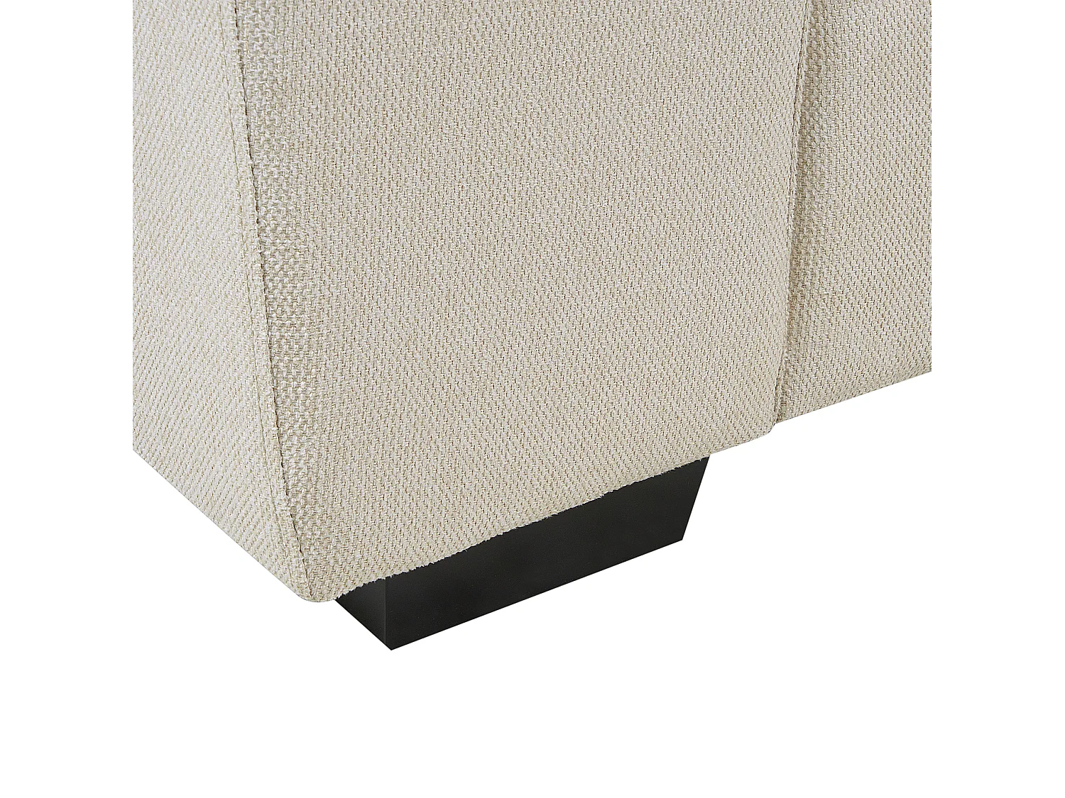 Canapé 3 places VOGAR Tissu Beige clair