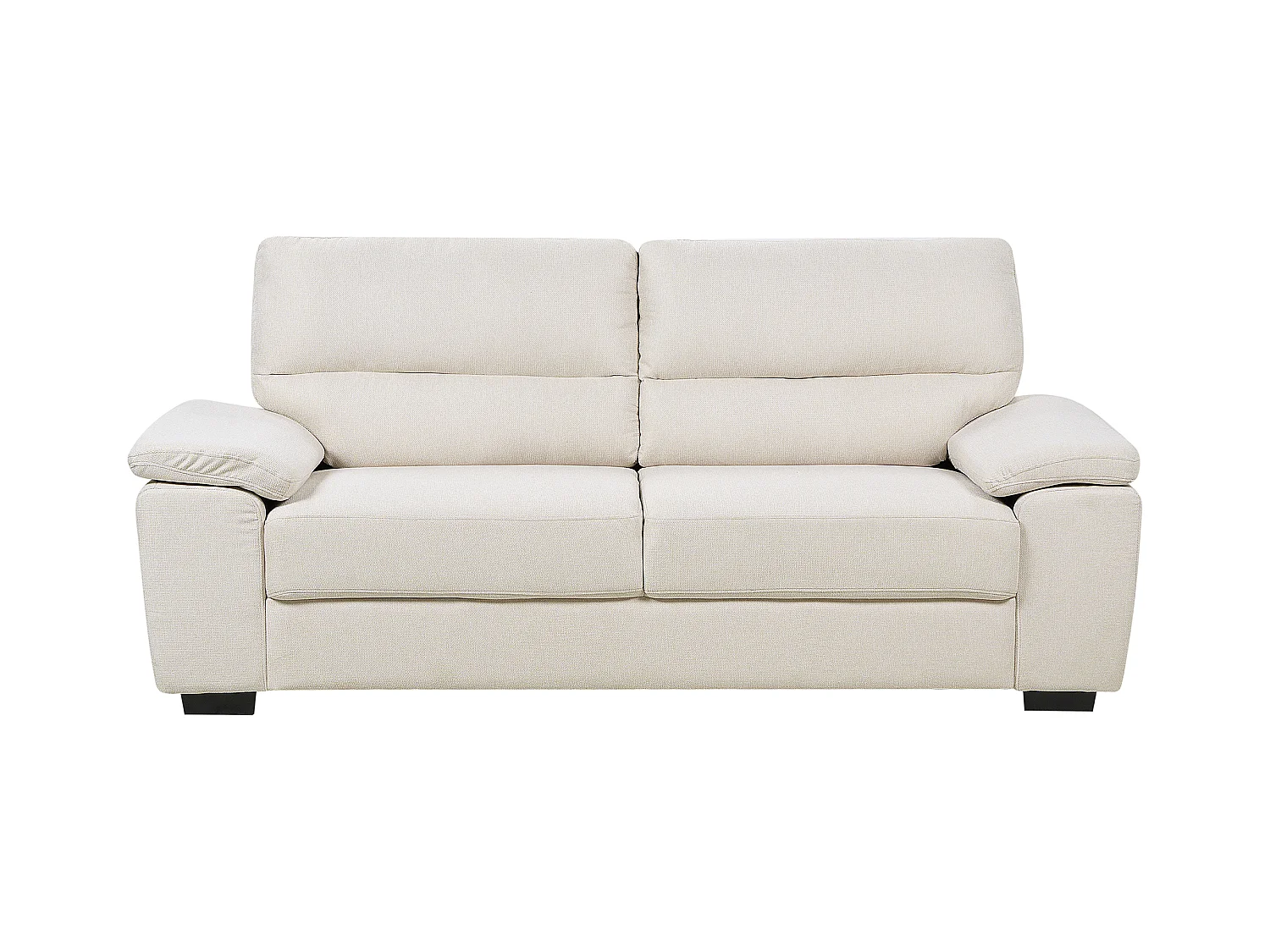 Bank VOGAR Stof Lichtbeige 3-zitter