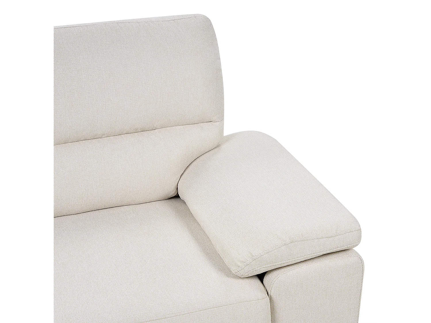 Sofa 3 Seater VOGAR Fabric Light Beige