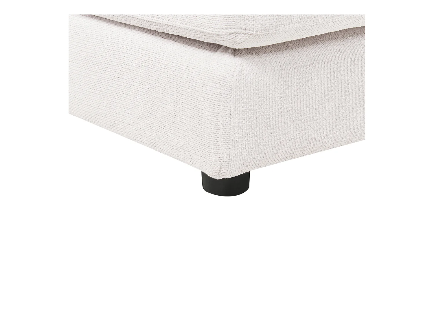 Hoekbank LOFOTEN Stof Gebroken wit 4-zitter Linkerzijde