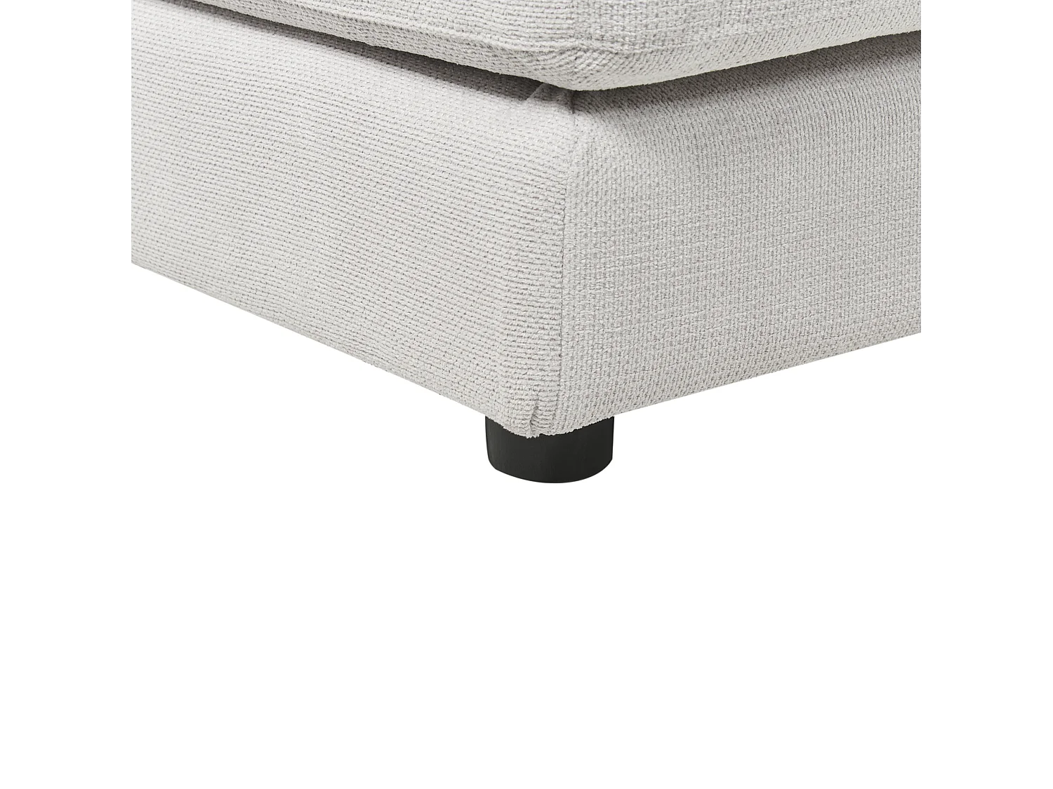 Sofá de canto LOFOTEN Tecido Cinzento claro 4 lugares à esquerda