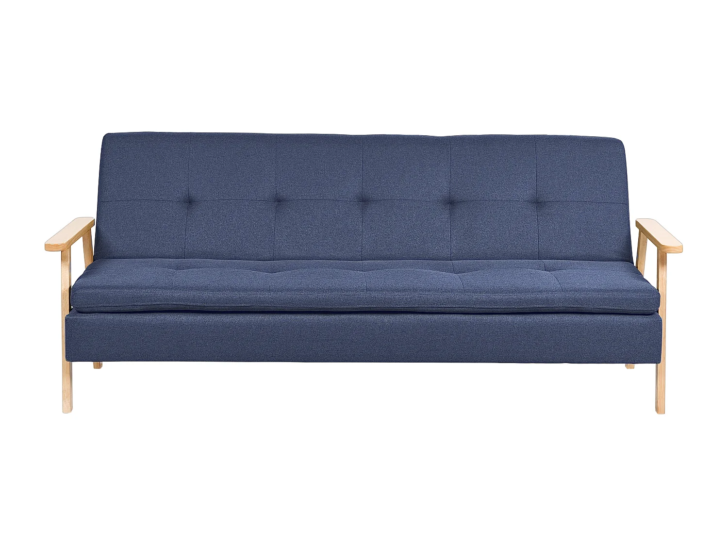 Slaapbank TJORN Stof Marineblauw 3-zitter