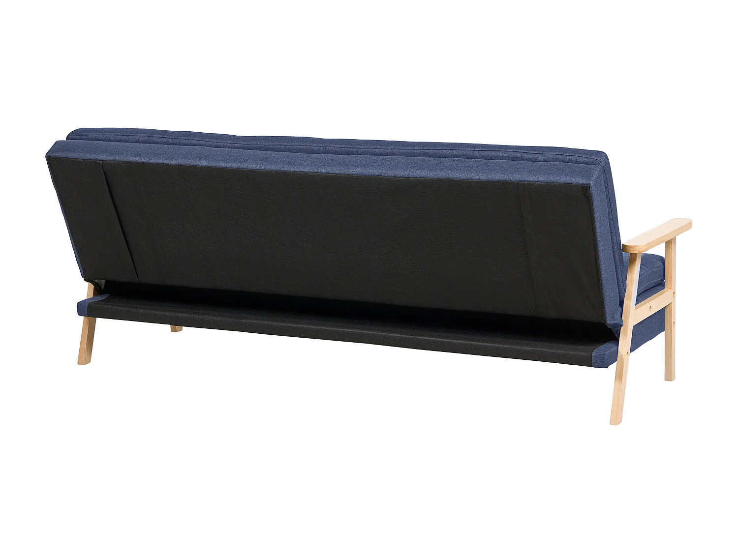 Slaapbank TJORN Stof Marineblauw 3-zitter