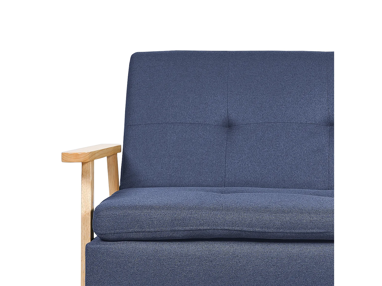 Slaapbank TJORN Stof Marineblauw 3-zitter