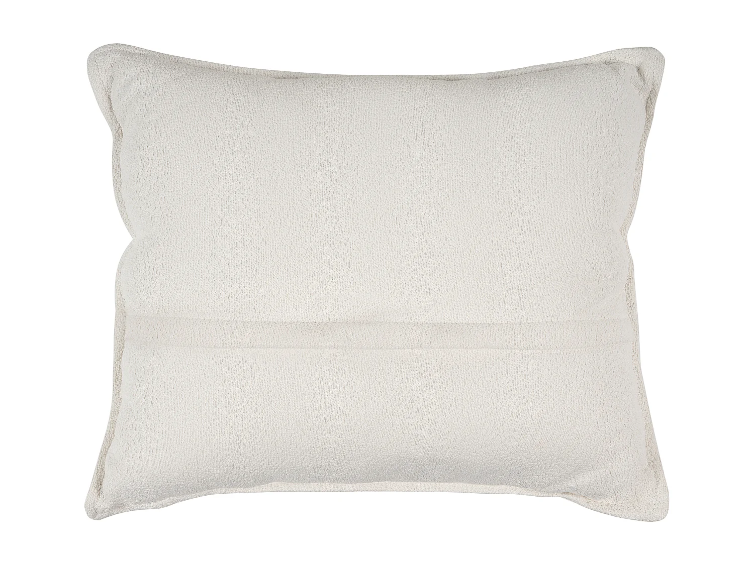 Sofá-cama de 2 lugares com arrumação em tecido bouclé branco VALLANES