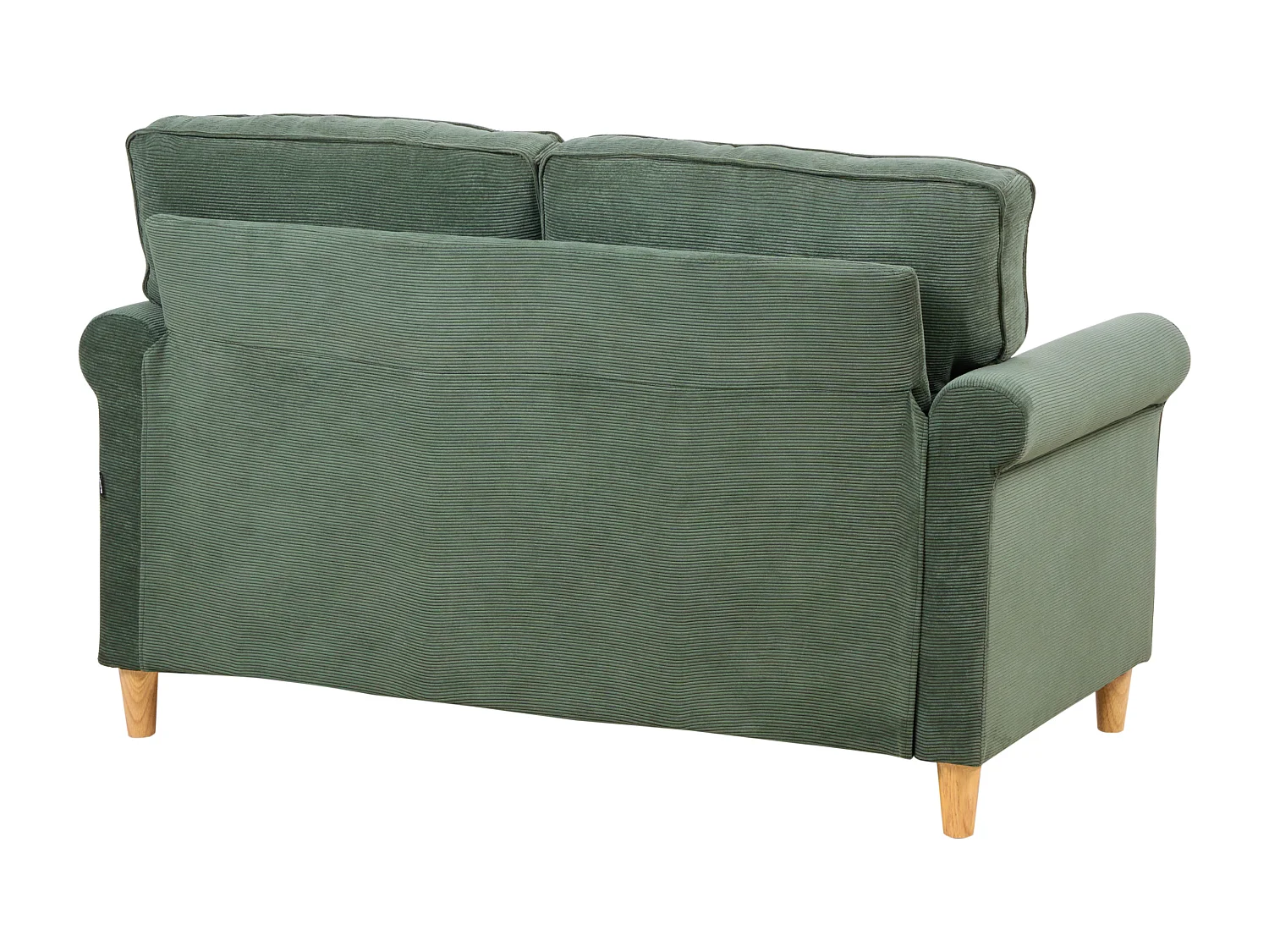 Sofa RONNEBY Cord Dunkelgrün 2-Sitzer