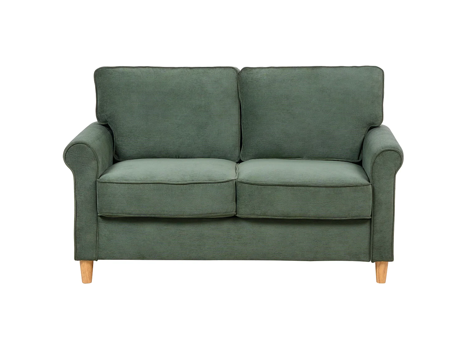 Sofa 2 Seater RONNEBY Corduroy Dark Green