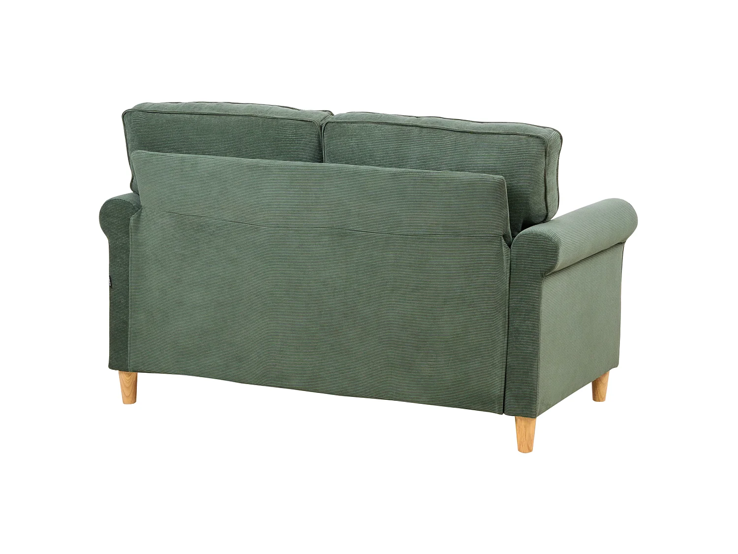 Sofa 2 Seater RONNEBY Corduroy Dark Green