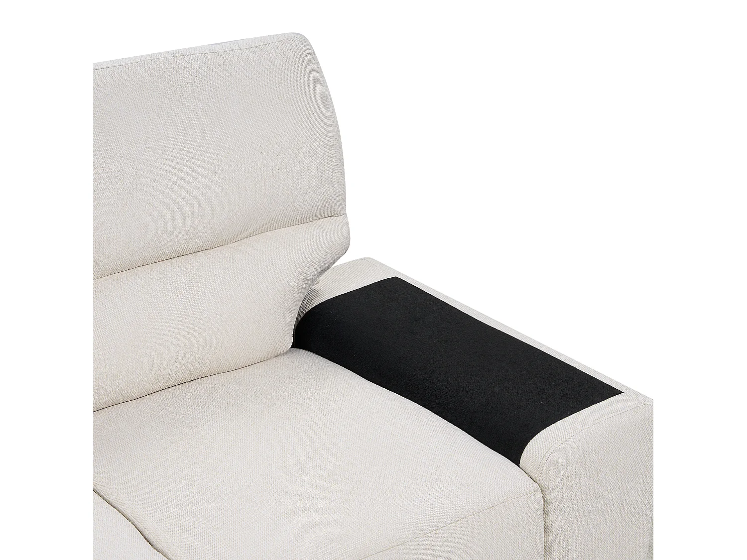 Canapé 2 places VOGAR Tissu Beige clair