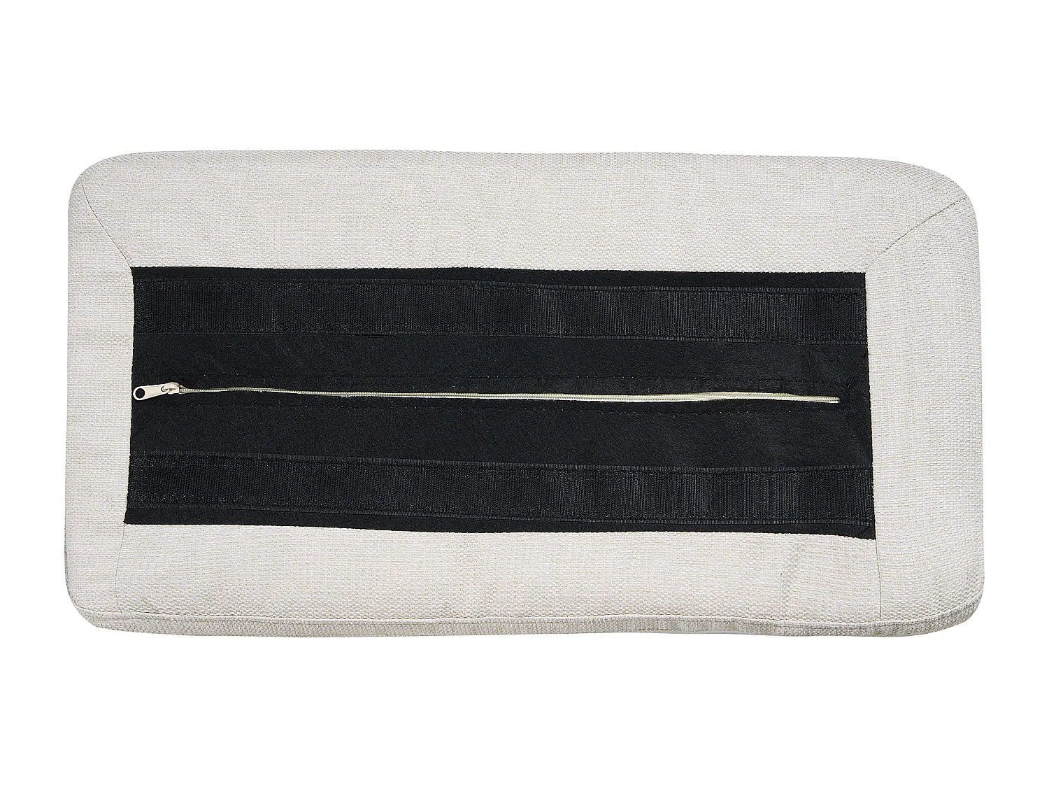 Canapé 2 places VOGAR Tissu Beige clair