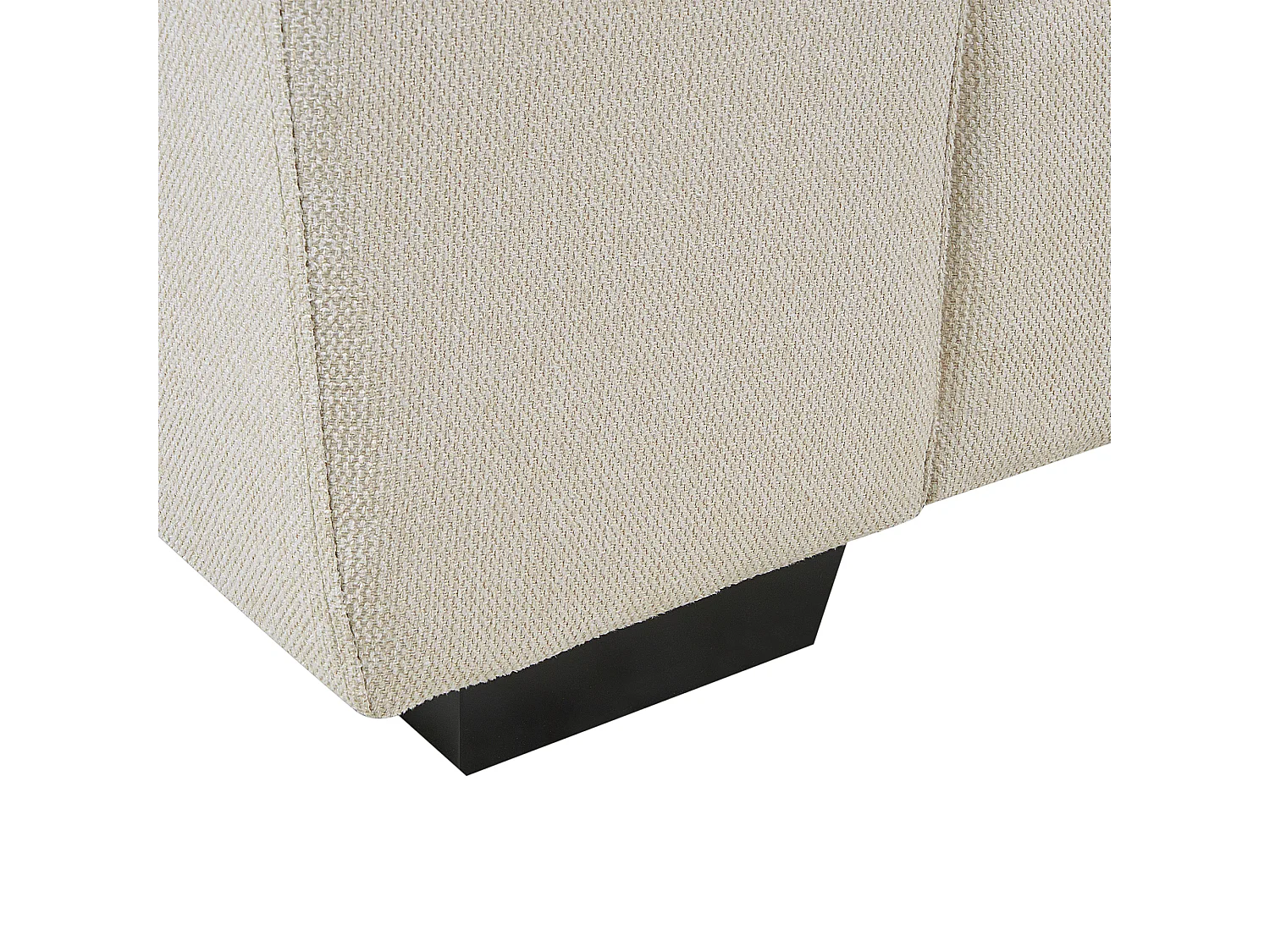 Canapé 2 places VOGAR Tissu Beige clair