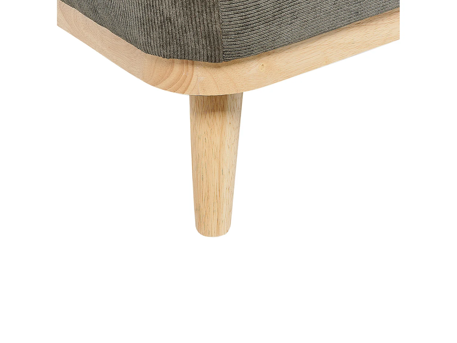 Hoekbank SIMOS Corduroy Donkergroen 3-zitter Linkerzijde