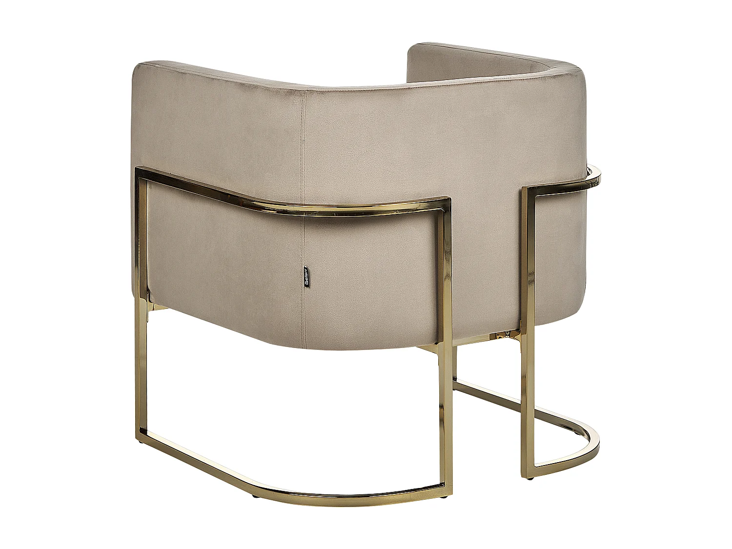 Fauteuil SIRKKA Velours Taupe