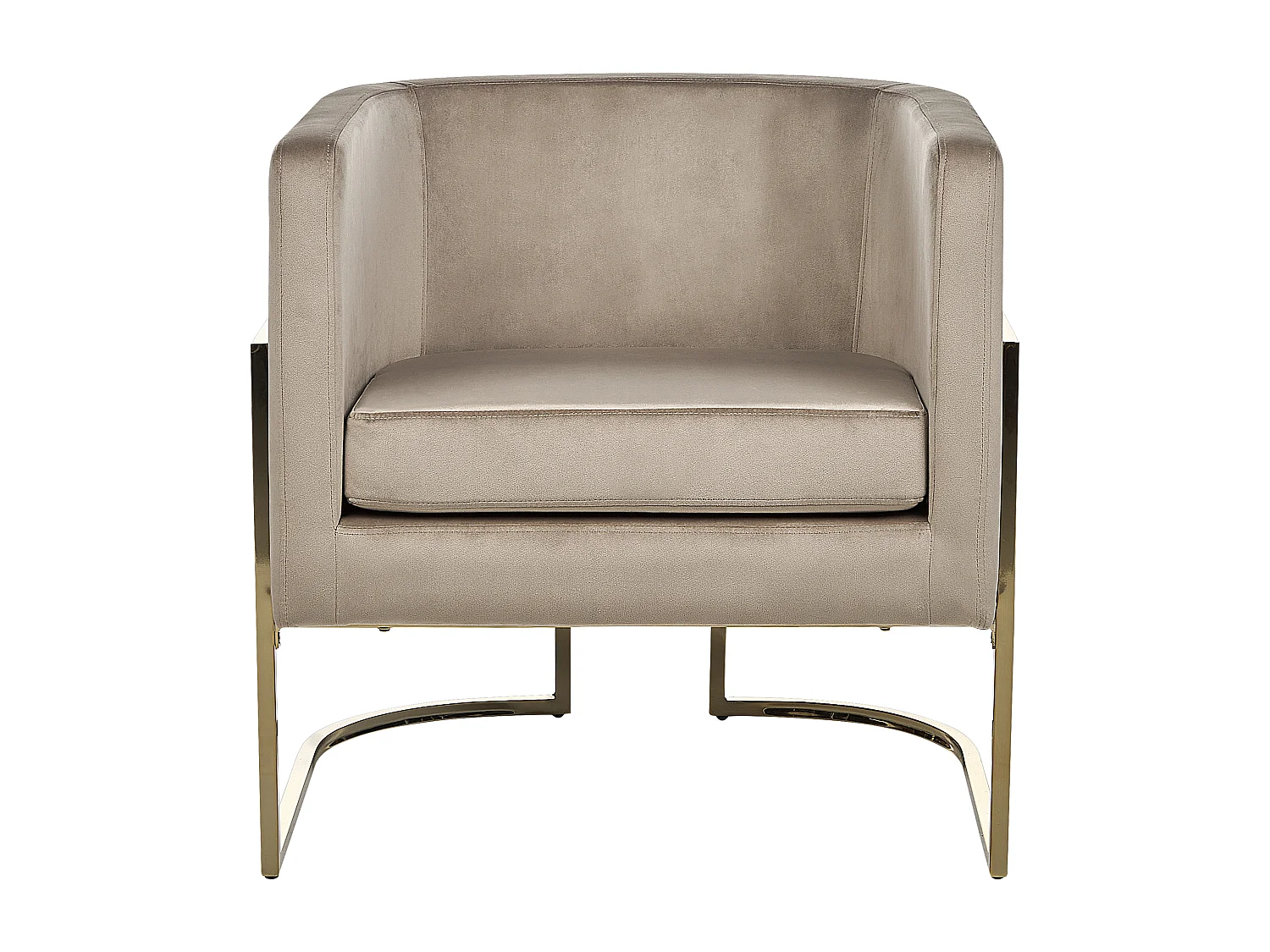 Fauteuil SIRKKA Velours Taupe