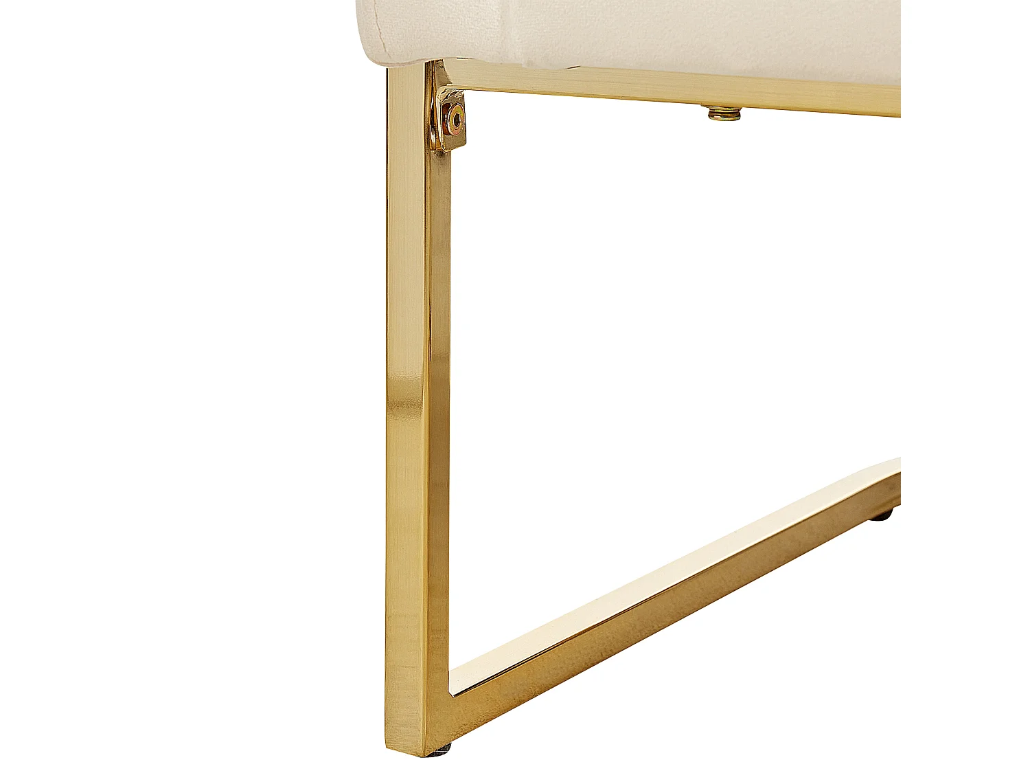 Sessel SIRKKA Samtstoff Hellbeige