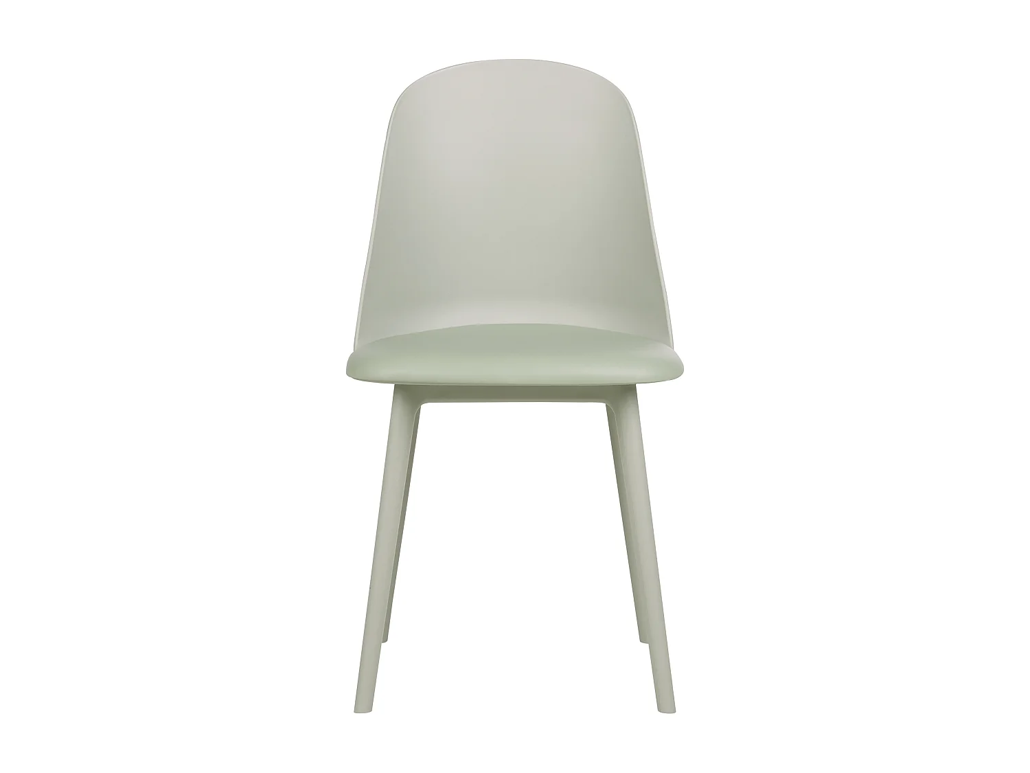 Lot de 2 chaises de salle à manger FOMBY Vert clair