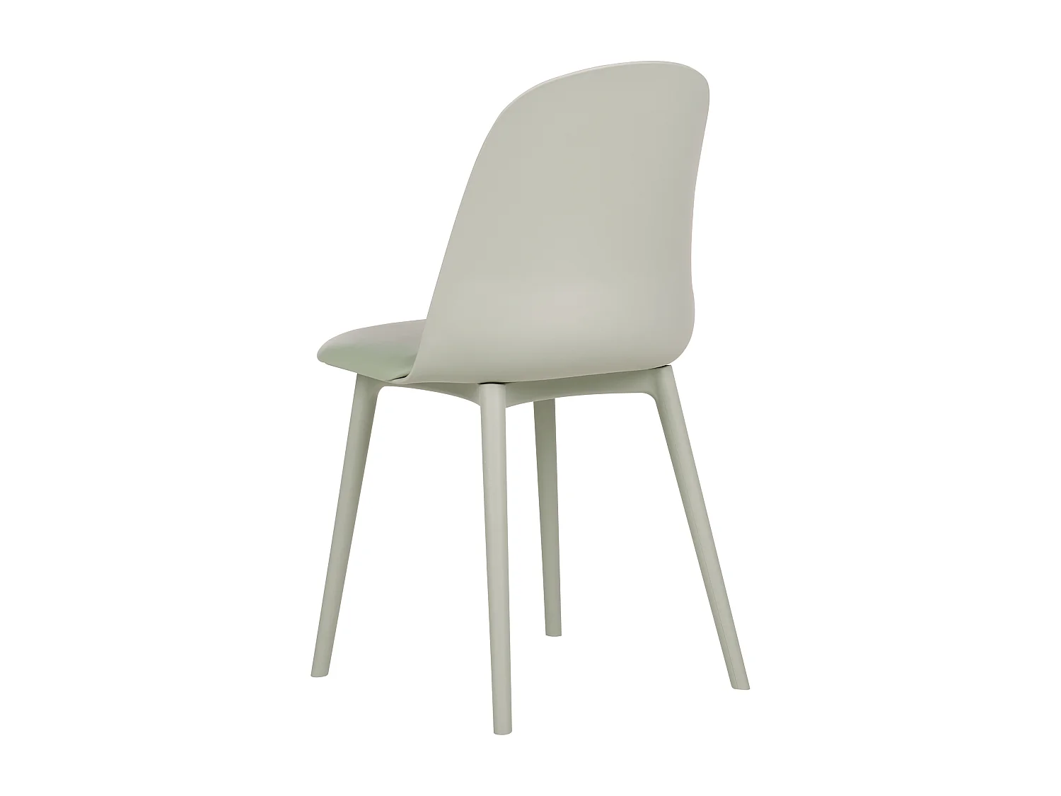 Lot de 2 chaises de salle à manger FOMBY Vert clair
