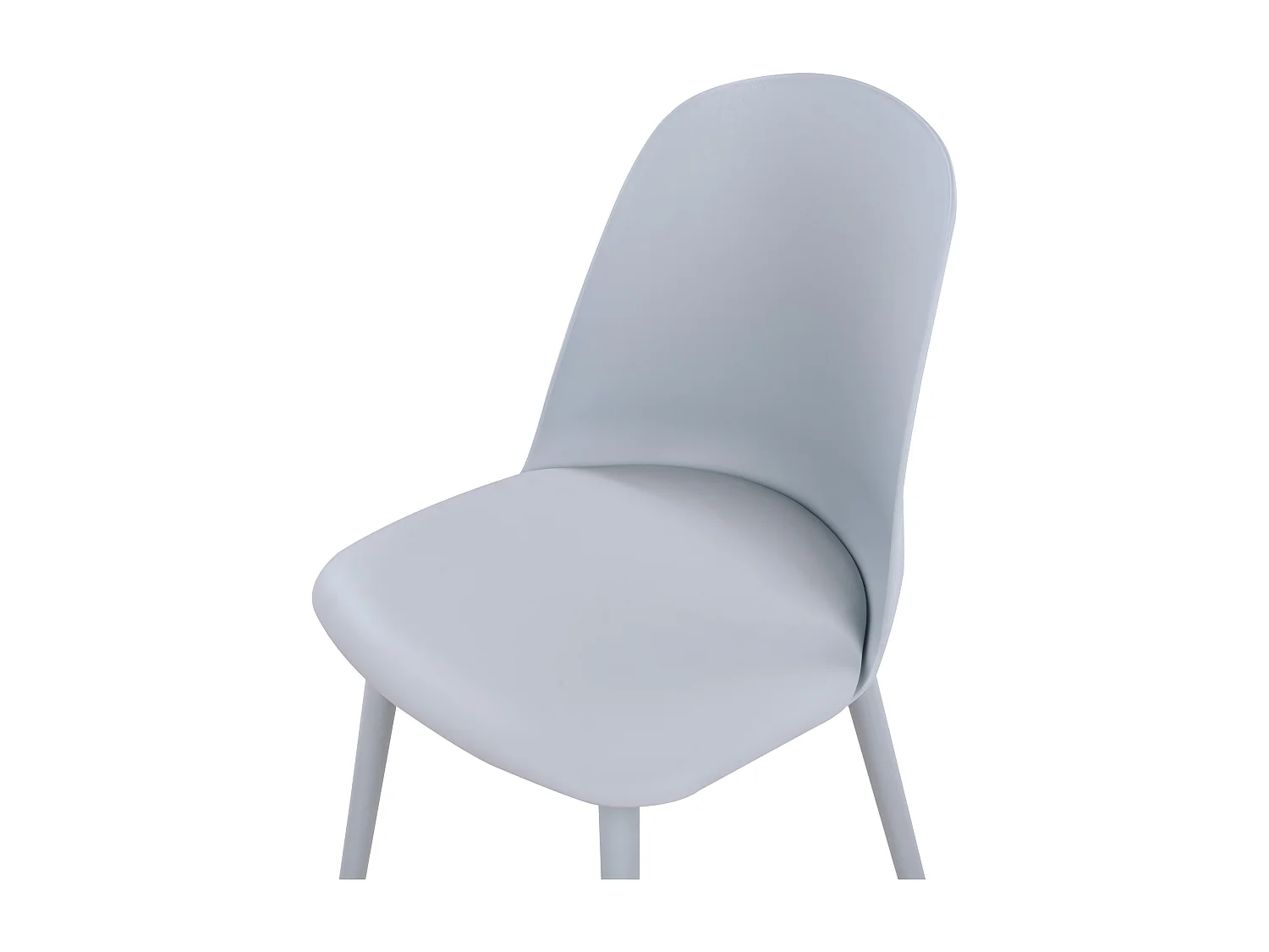 Lot de 2 chaises de salle à manger FOMBY Bleu clair