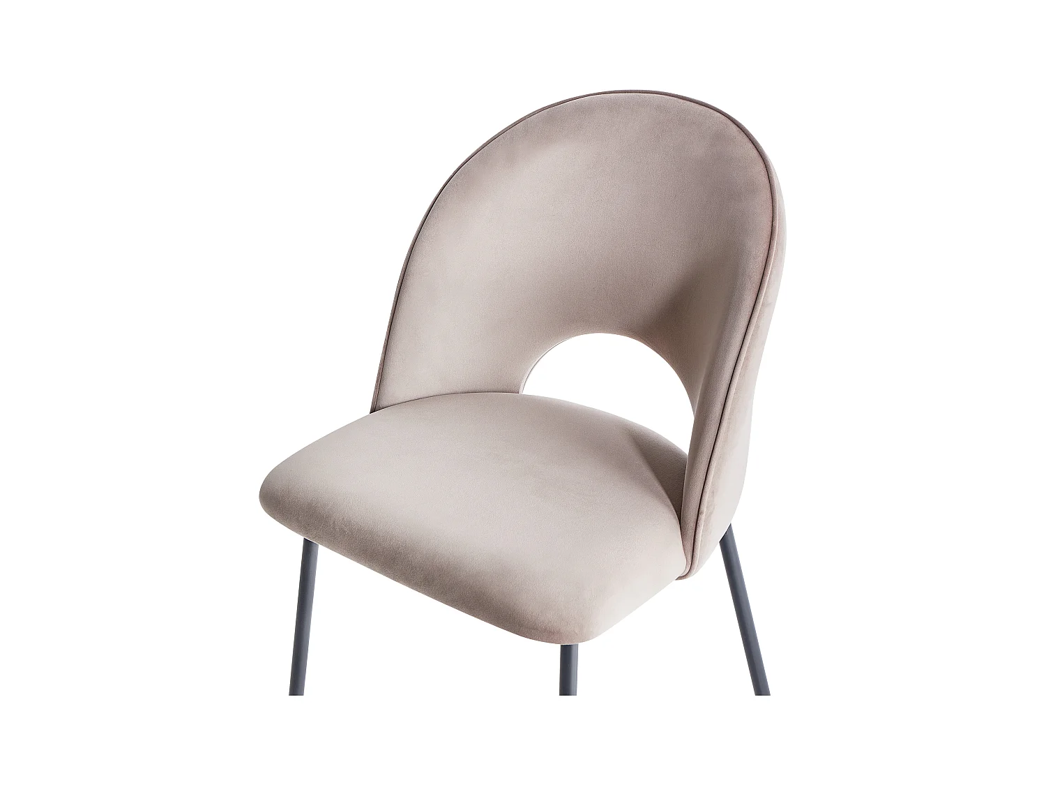 Esszimmerstuhl 2er Set COVELO Taupe