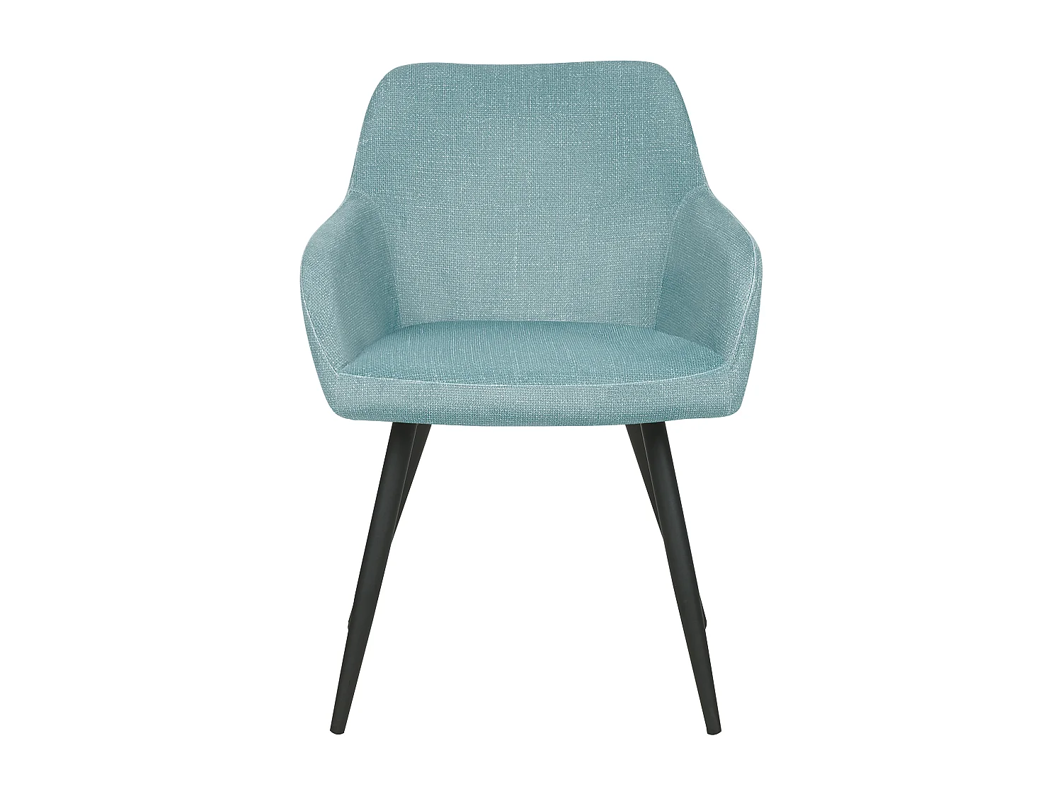 Lot de 2 chaises de salle à manger CASMALIA Velours Bleu clair