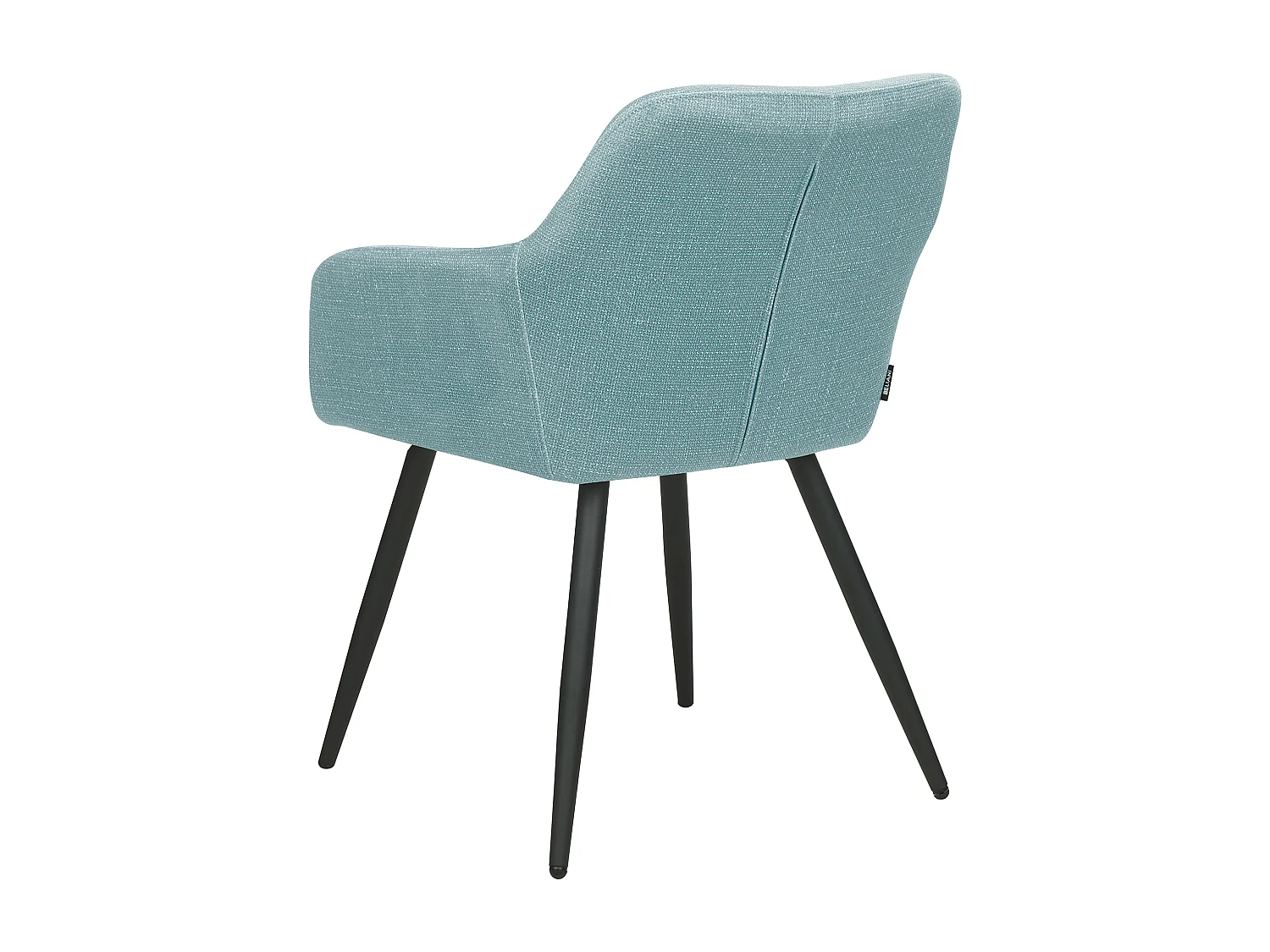 Conjunto de 2 cadeiras de jantar CASMALIA Veludo Azul claro