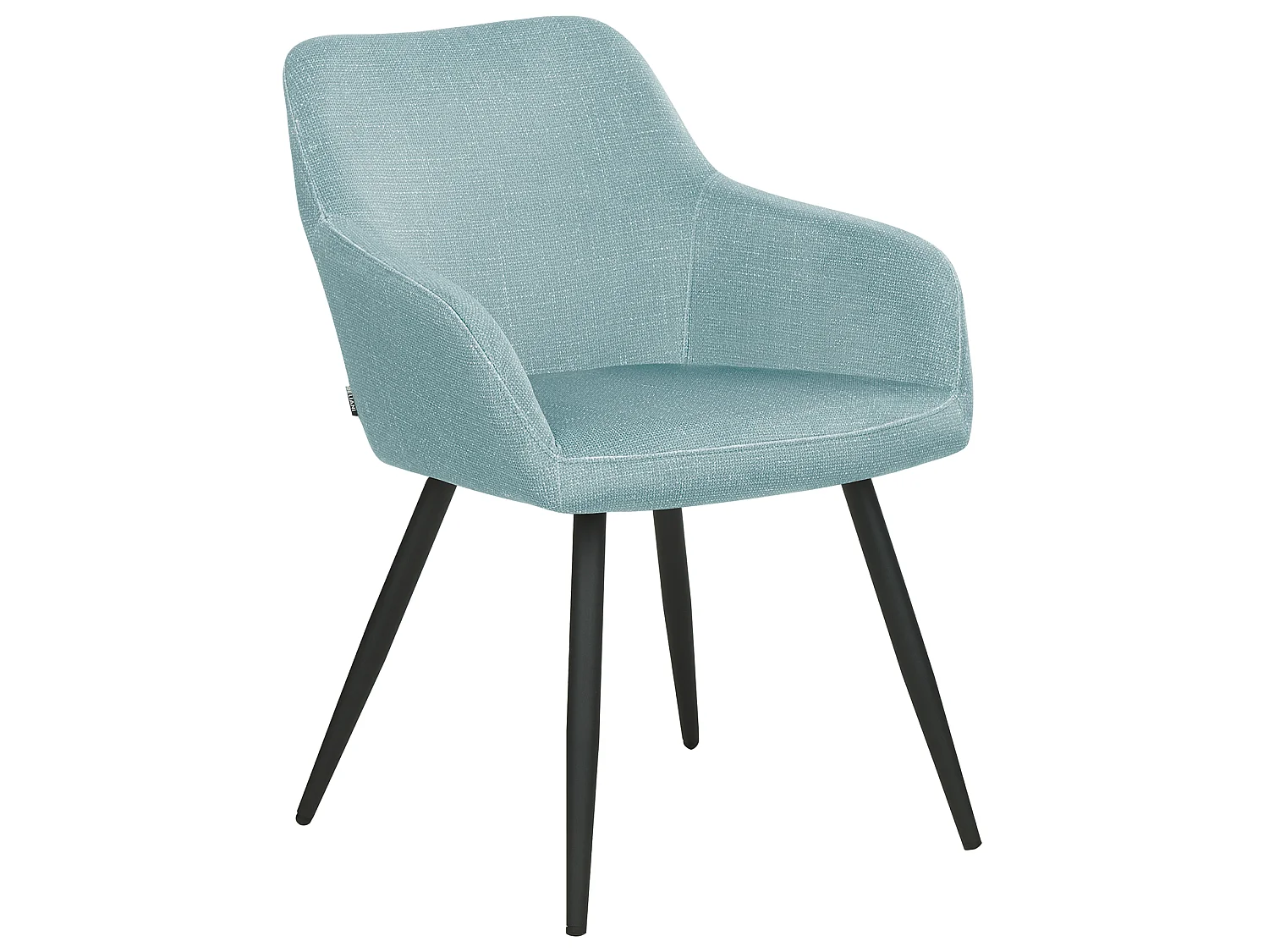 Set di 2 sedie da pranzo CASMALIA Velluto Azzurro