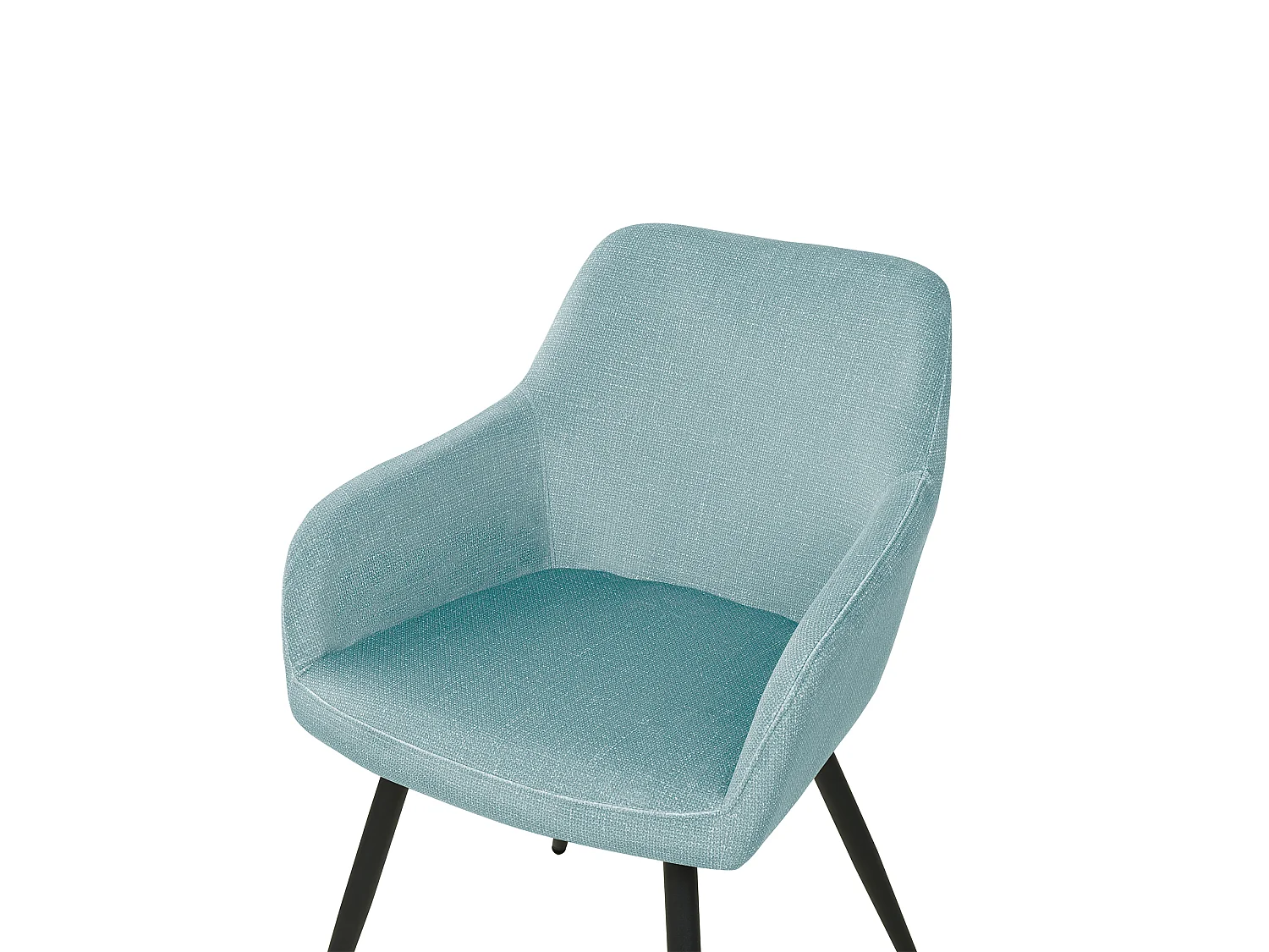 Set di 2 sedie da pranzo CASMALIA Velluto Azzurro