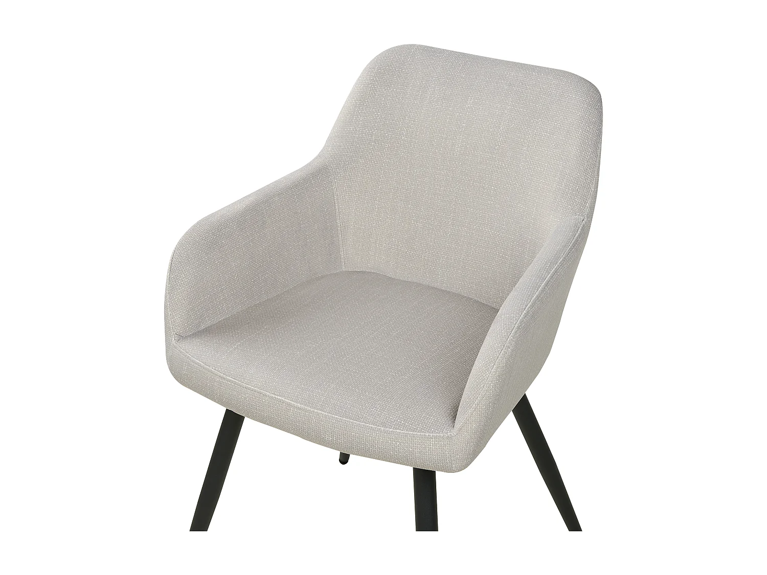 Set van 2 eetkamerstoelen CASMALIA Fluweel Taupe