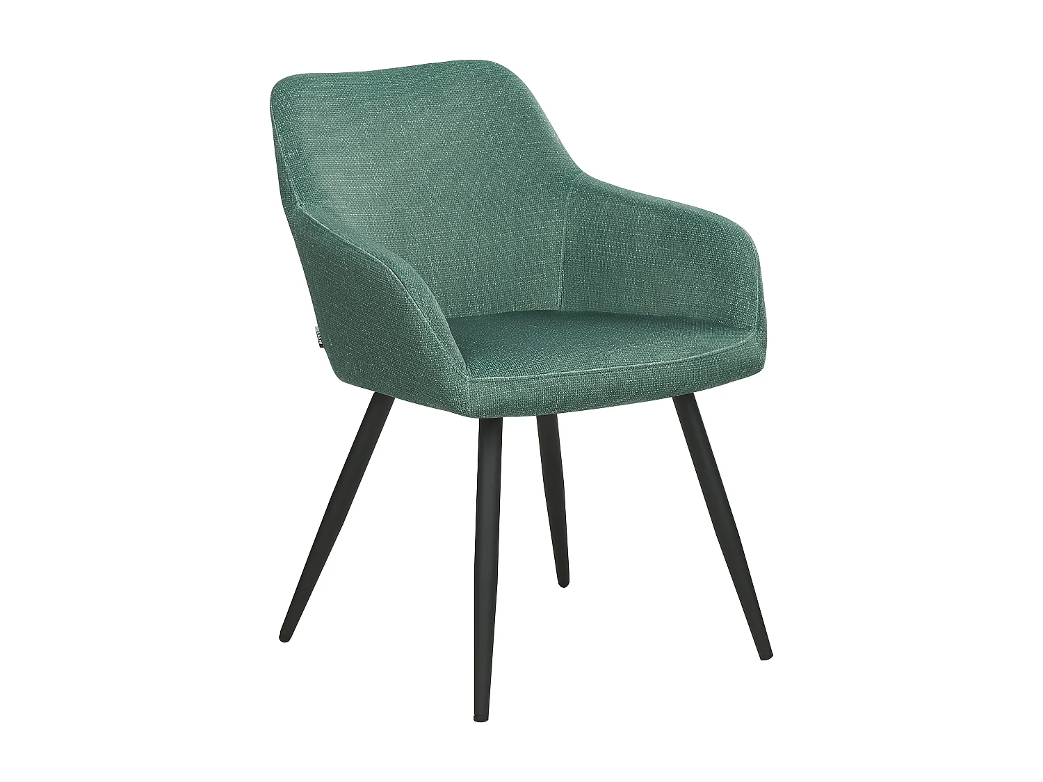 Lot de 2 chaises de salle à manger CASMALIA Velours Vert foncé