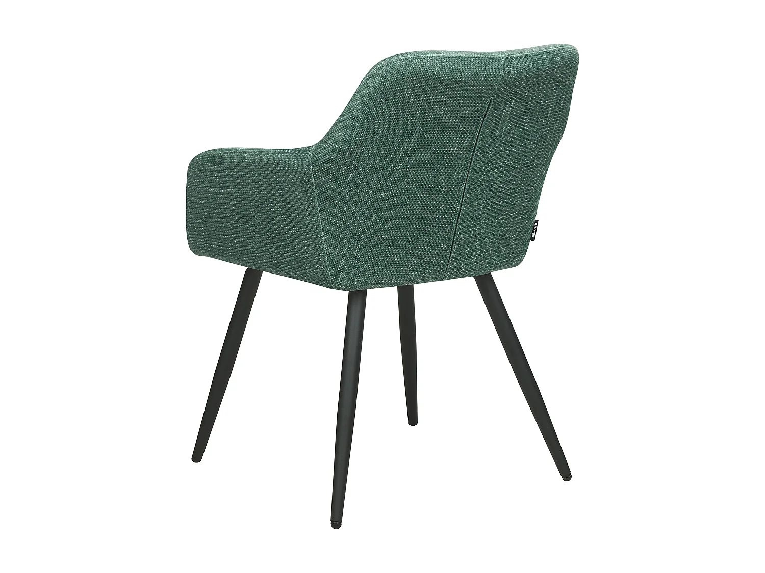 Lot de 2 chaises de salle à manger CASMALIA Velours Vert foncé