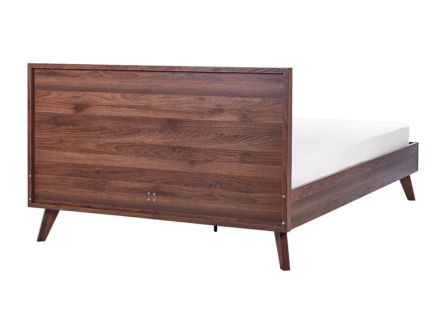 Bed rotan donkerbruin 160 x 200 cm MONPAZIER