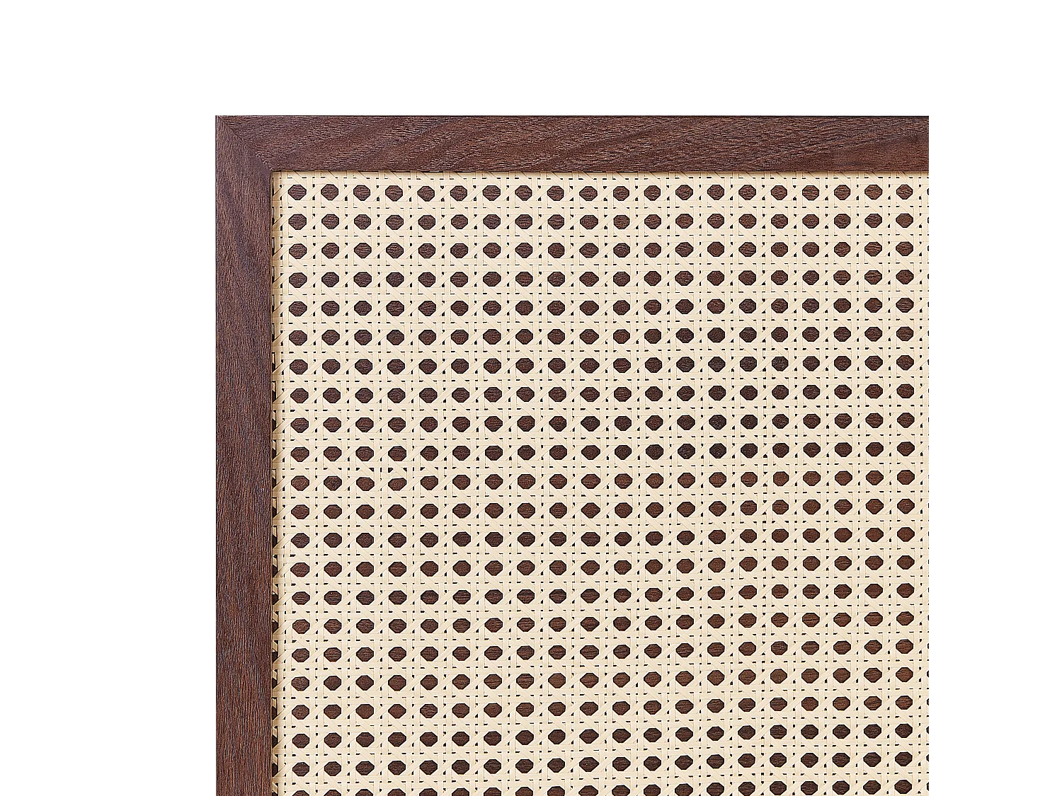 Lit double 160 x 200 cm bois foncé MONPAZIER
