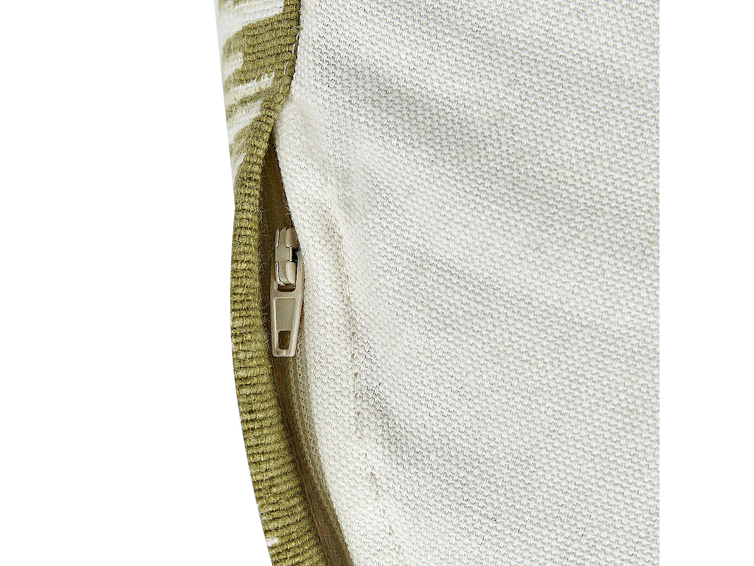 Pouf KAWAI Coton Vert olive