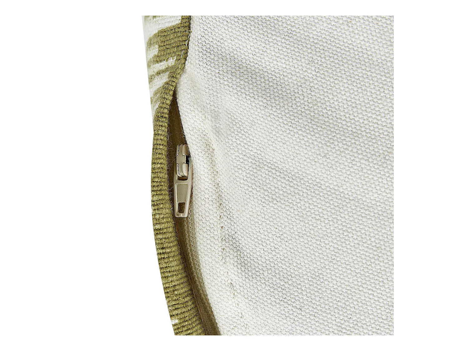 Poef KAWAI Katoen Olijfgroen 50 cm 50 cm 30 cm