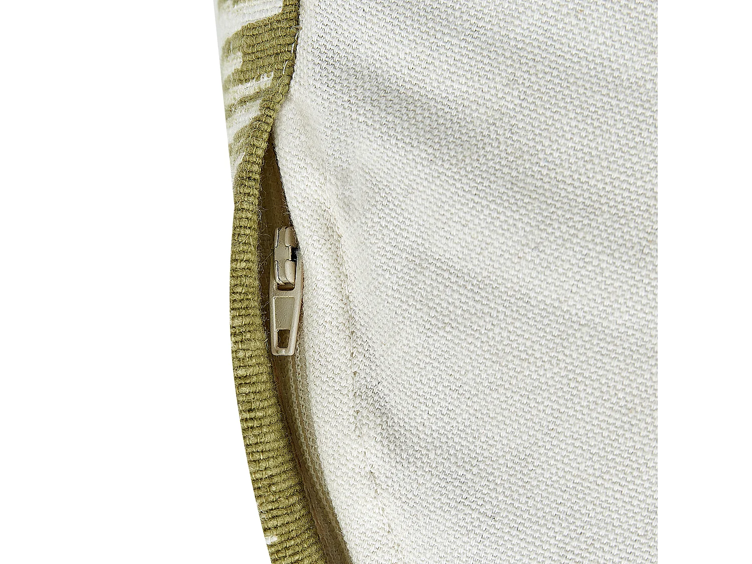 Pouf KAWAI Coton Vert olive