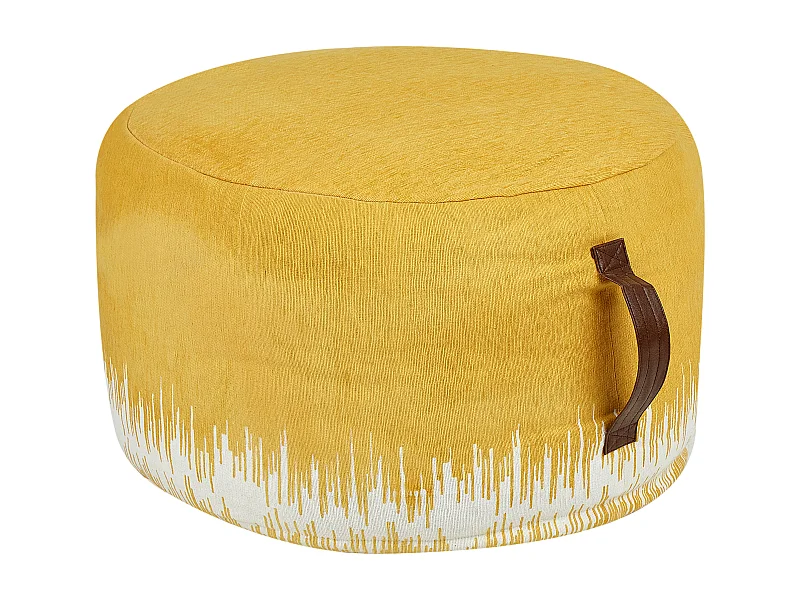 Pouf KAWAI Coton Jaune