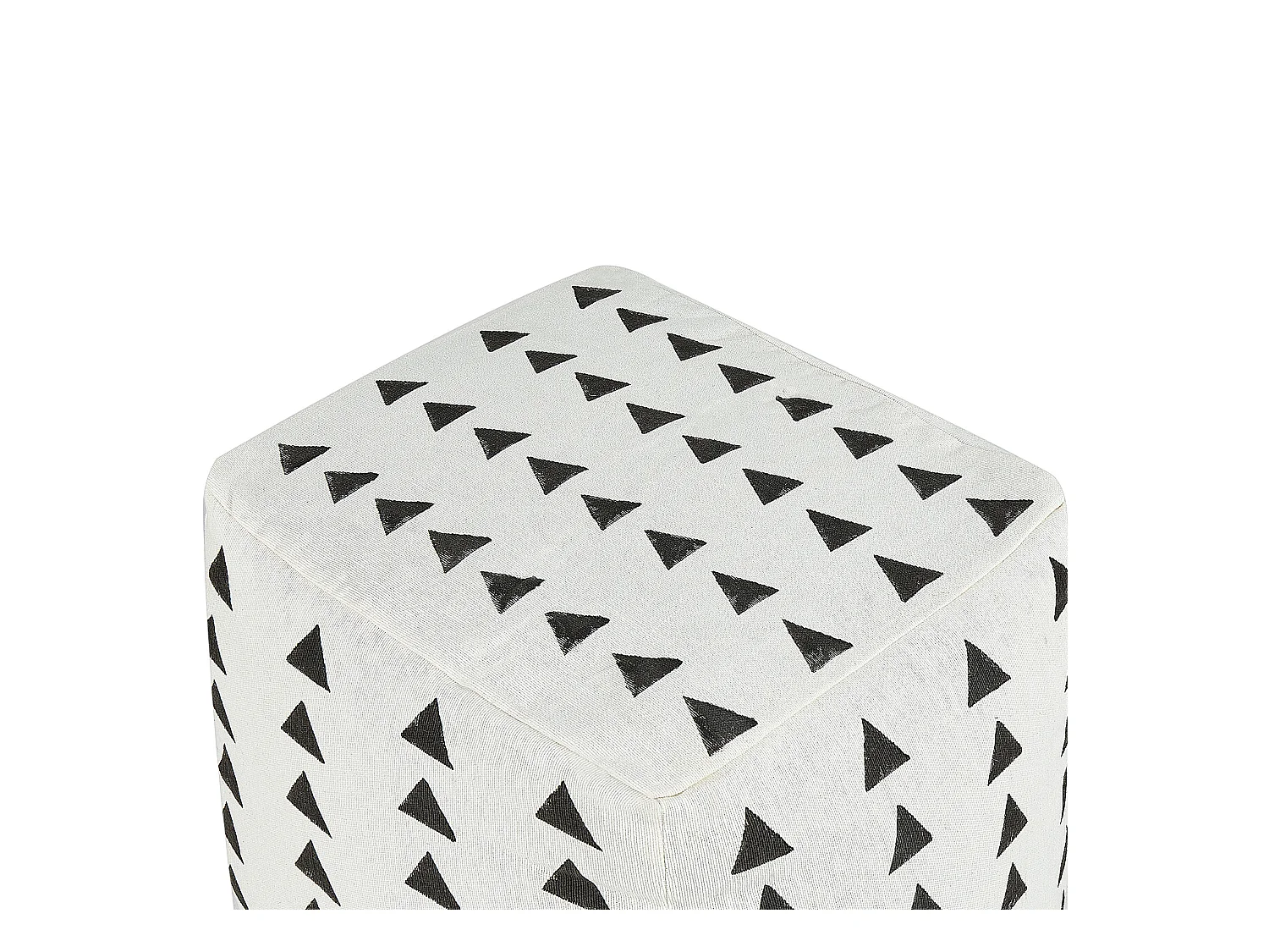 Puf TARODI Algodón Blanco crema 45 cm 45 cm 45 cm