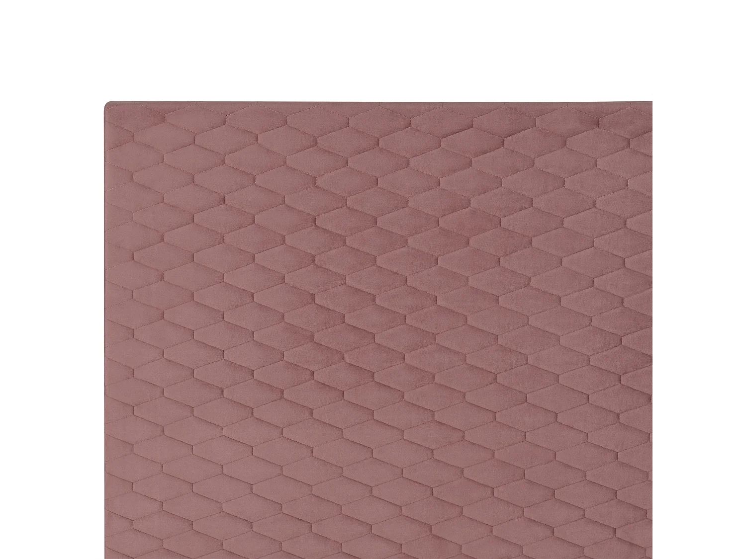 Bed Velvet BAYONNE 140 x 200 cm (EU Double) Pink