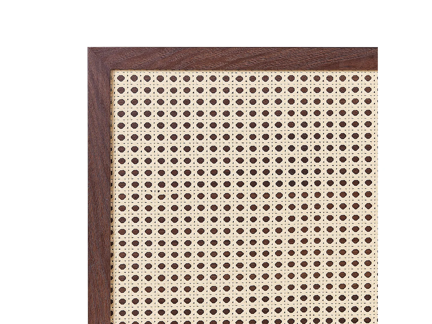 Bed Rotan MONPAZIER 180 x 200 cm Donkerbruin