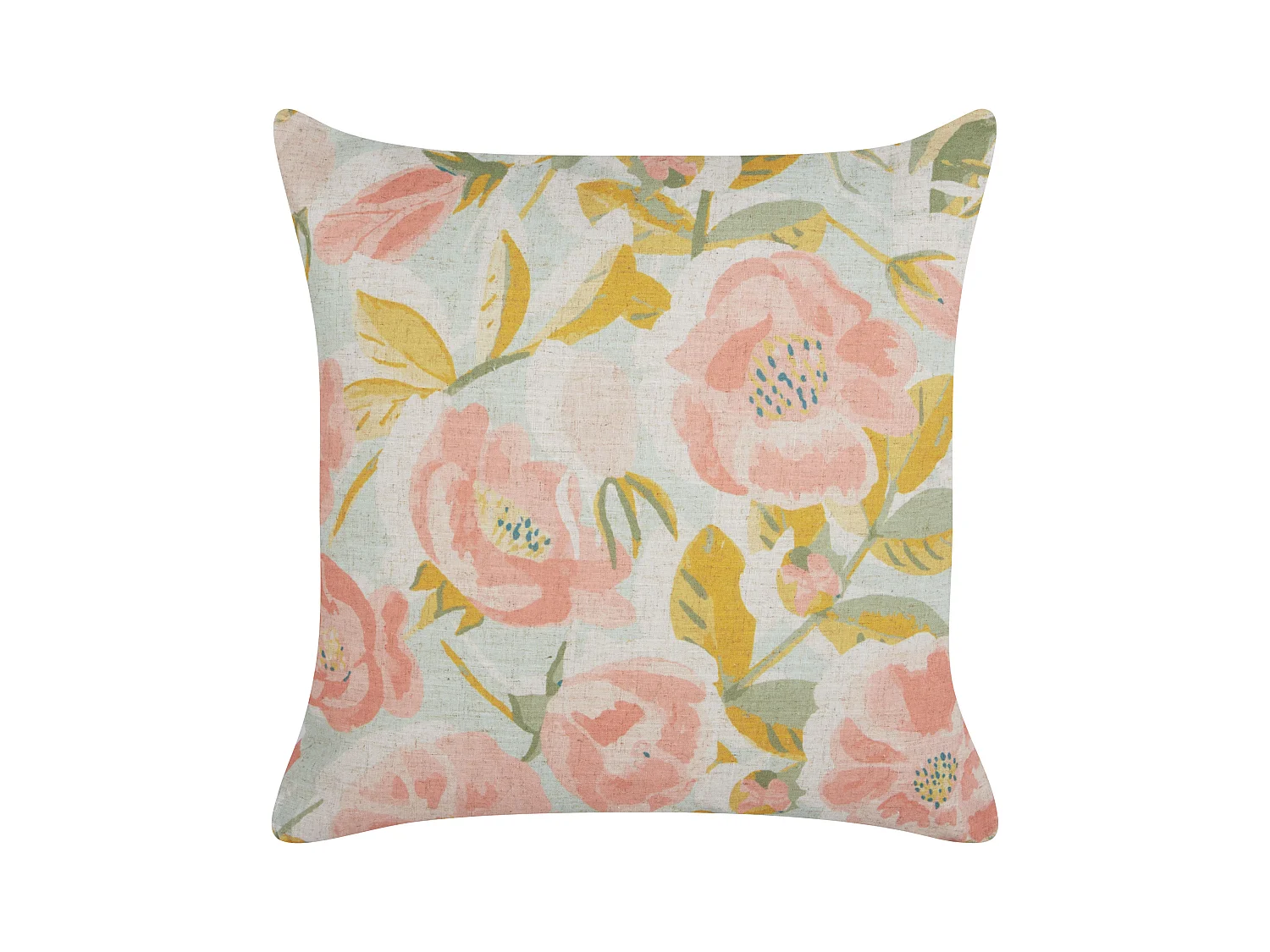 Coussin ZAHRIYE 45 x 45 cm Rose Motif floral