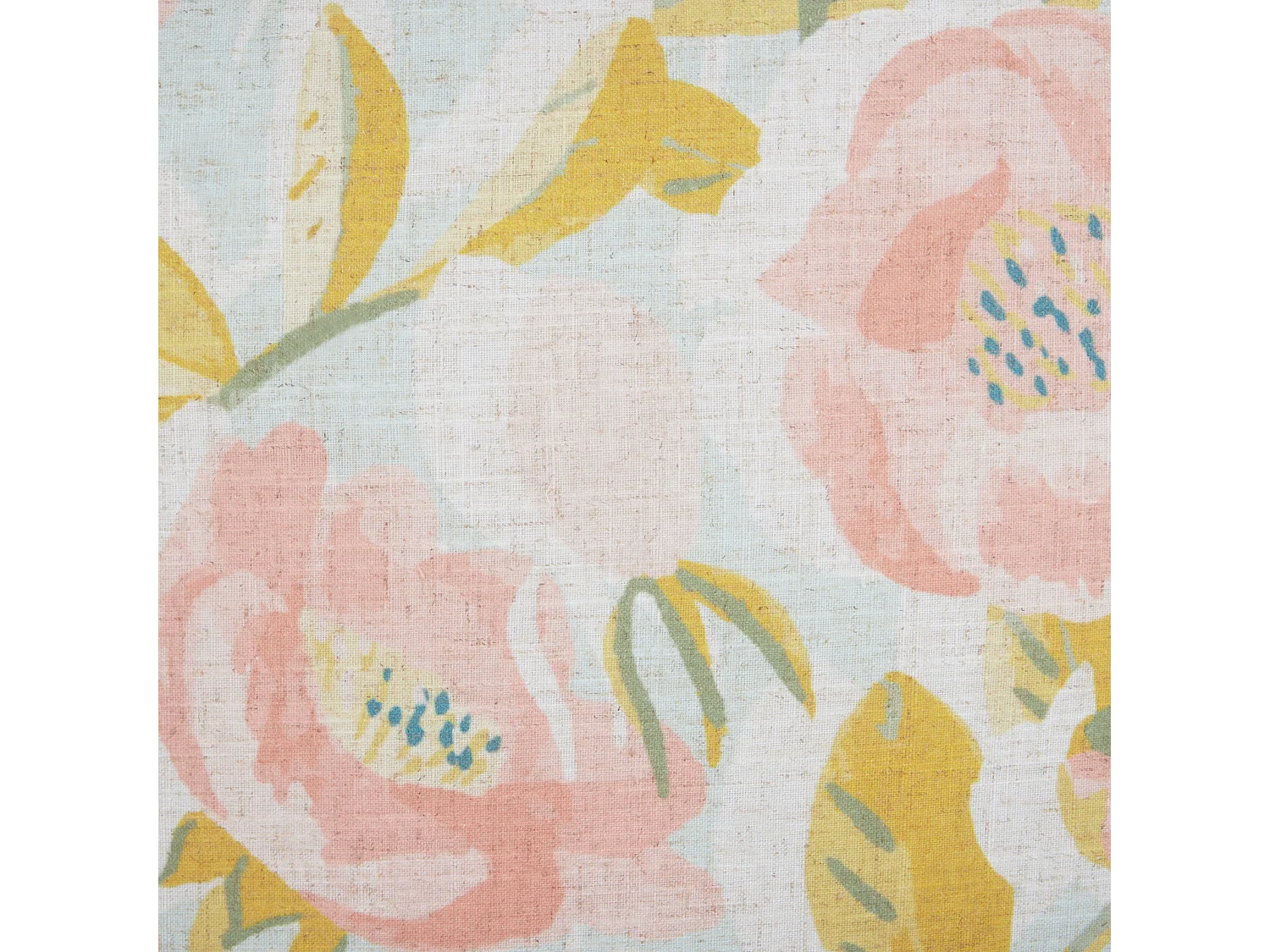 Cojín decorativo ZAHRIYE 45 x 45 cm Rosa Patrón floral