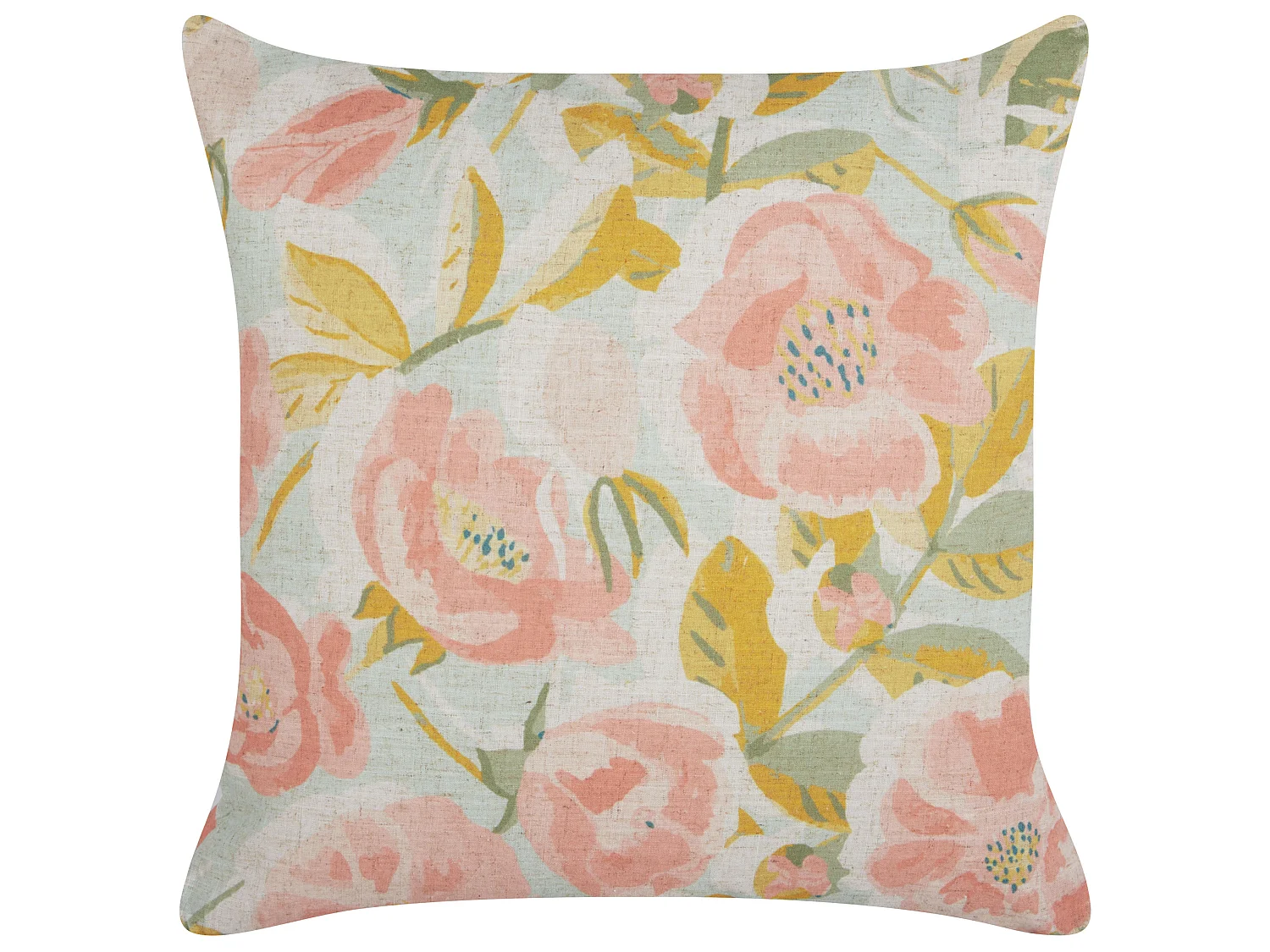 Coussin ZAHRIYE 45 x 45 cm Rose Motif floral
