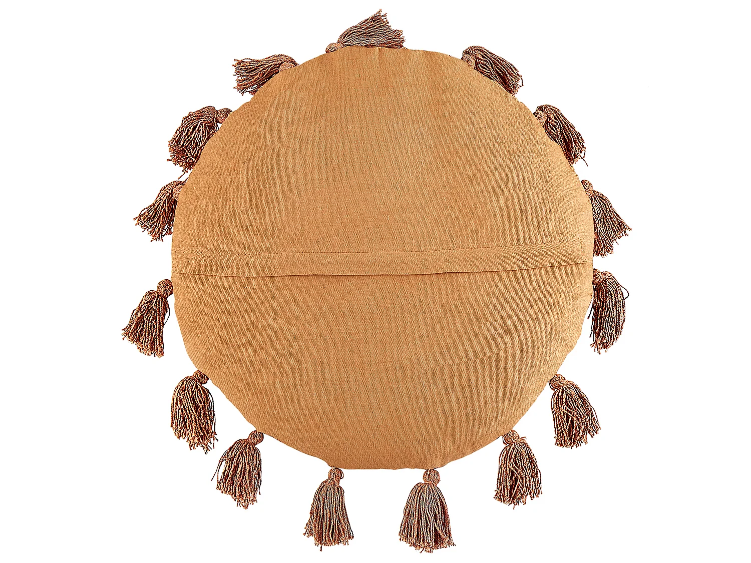 Set of 2 Decorative Cushions MADIA Cotton 45 x 45 cm Orange Solid