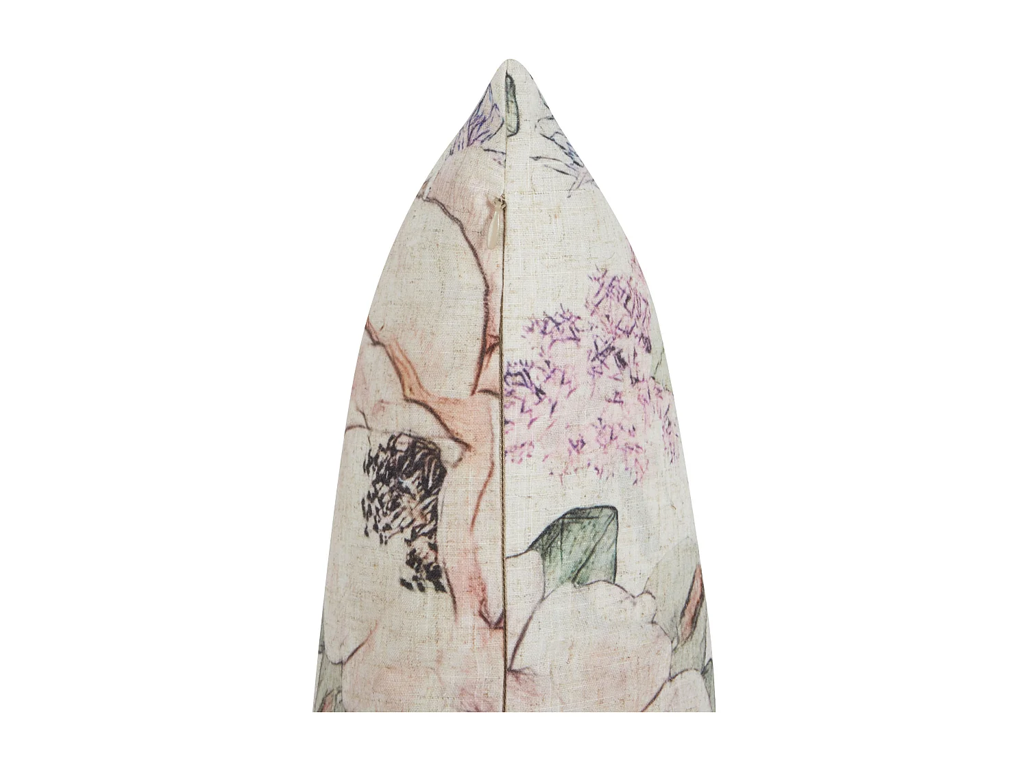 Conjunto de 2 almofadas decorativas ZAHRIYE 45 x 45 cm Violeta Padrão floral