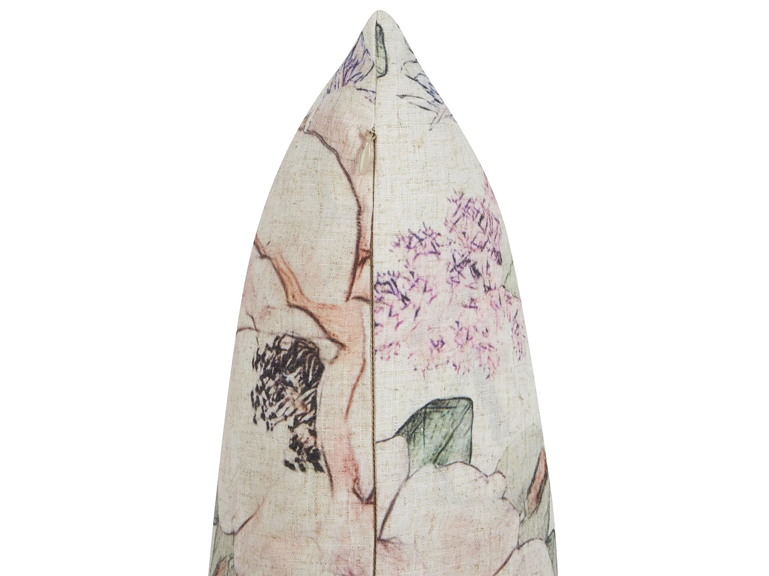 Set van 2 decoratieve kussens ZAHRIYE 45 x 45 cm Paars Bloempatroon