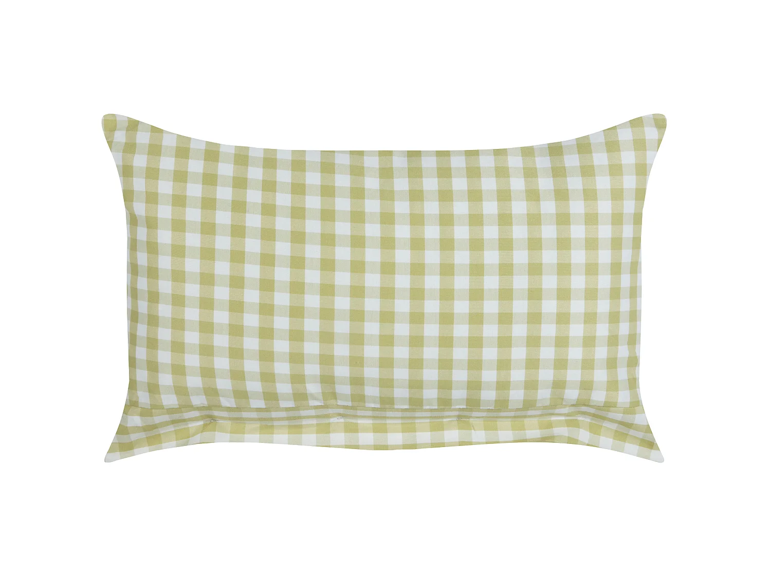 Conjunto de 2 almofadas decorativas TALYA 40 x 60 cm Verde-oliva Quadriculado