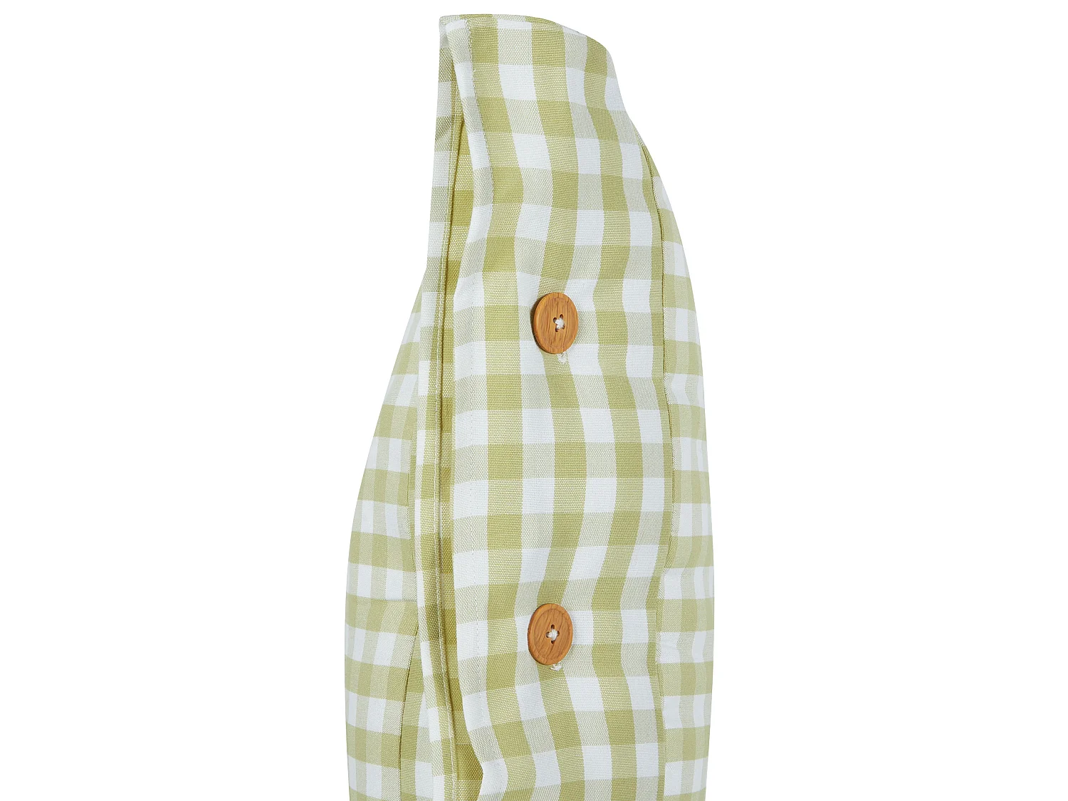 Conjunto de 2 almofadas decorativas TALYA 40 x 60 cm Verde-oliva Quadriculado