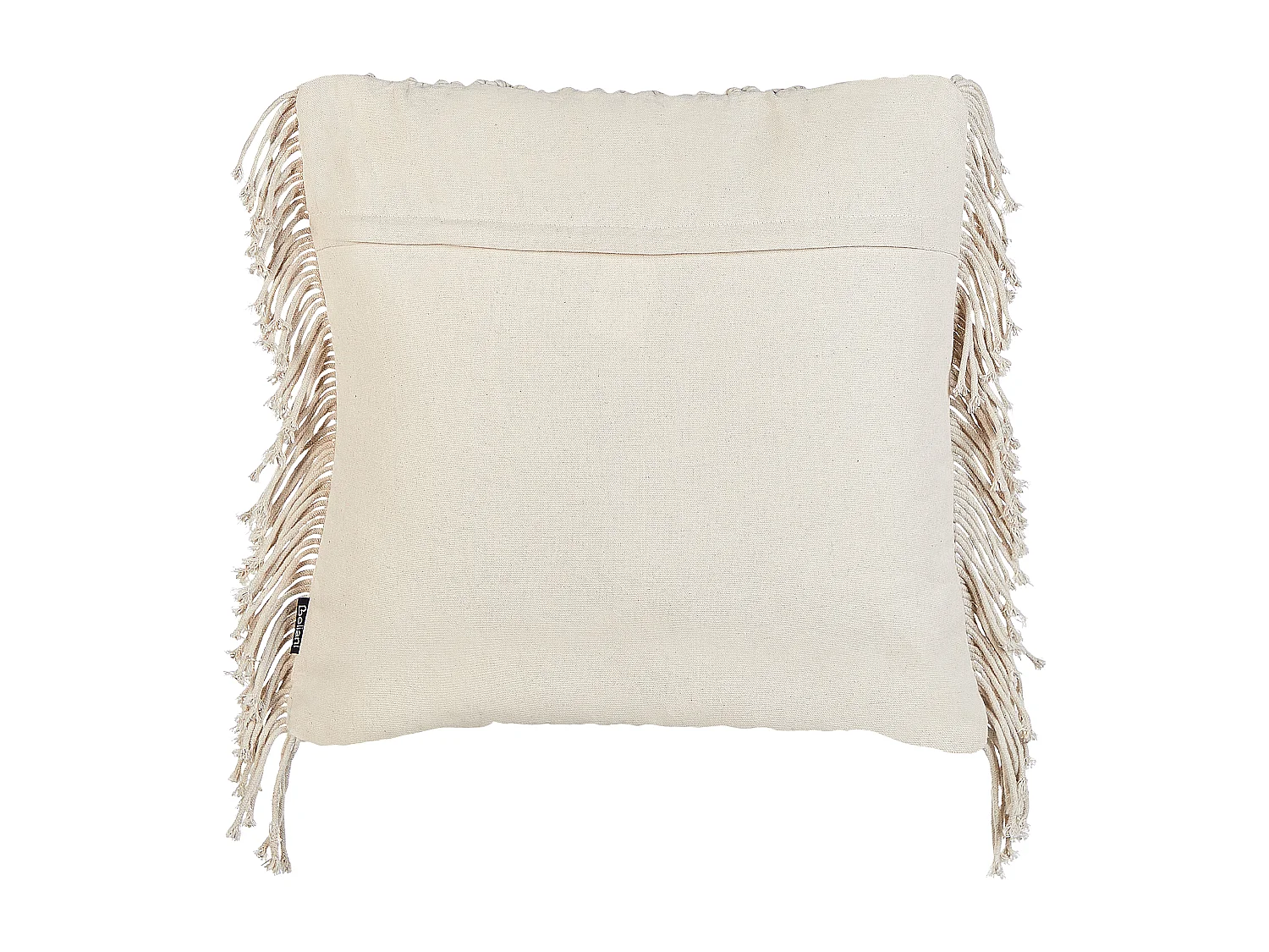 Set van 2 decoratieve kussens PATTAN Katoen 45 x 45 cm Beige Geometrisch patroon