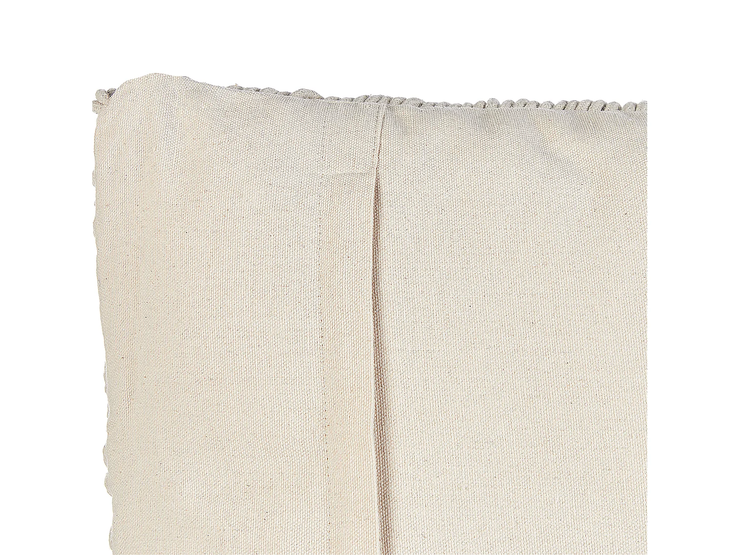 Set van 2 decoratieve kussens PATTAN Katoen 45 x 45 cm Beige Geometrisch patroon