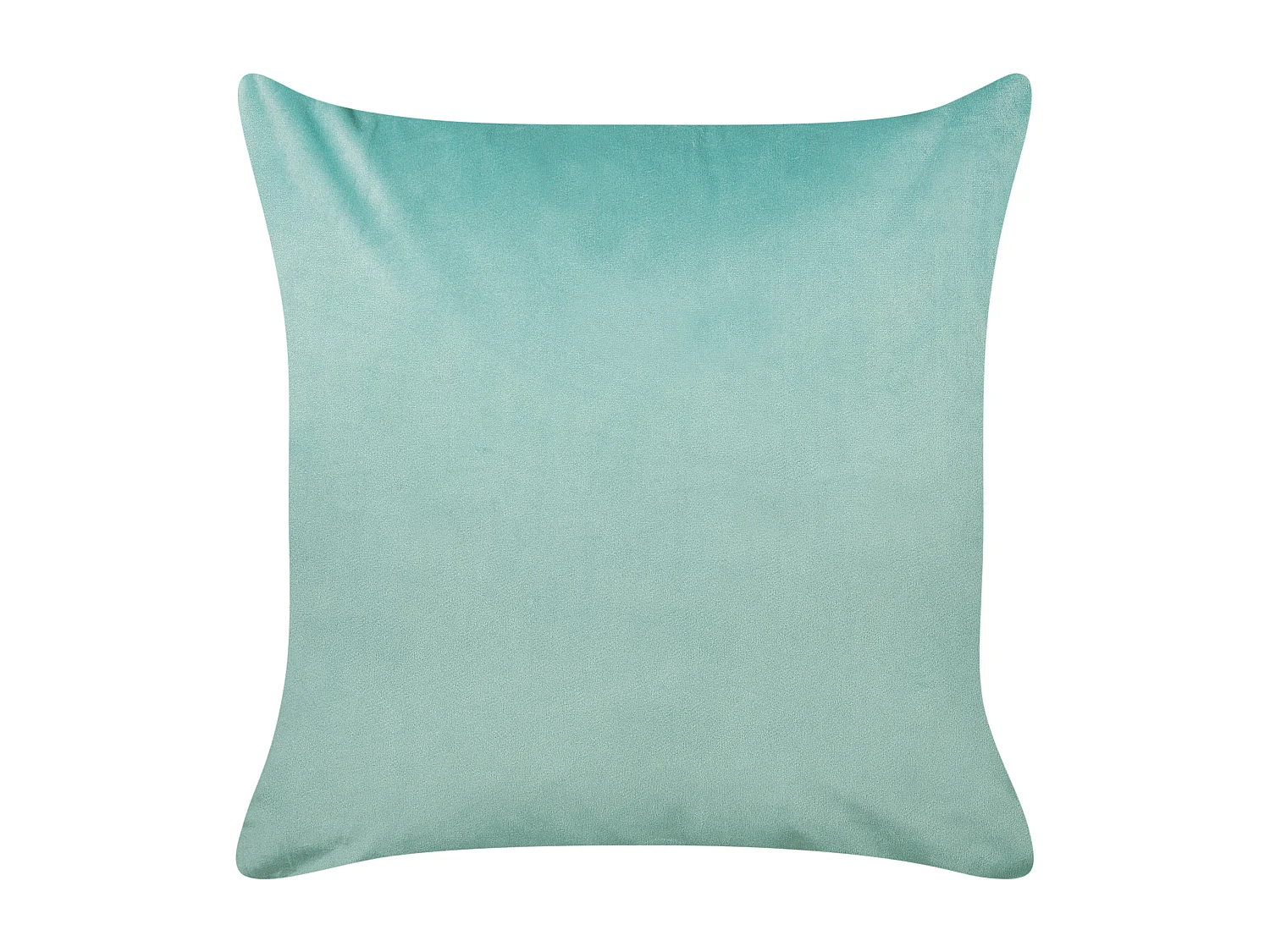 Set aus 2 Streukissen mit Fischmuster Samt-Polyester-Stoff 45 x 45 cm Grün Solidago